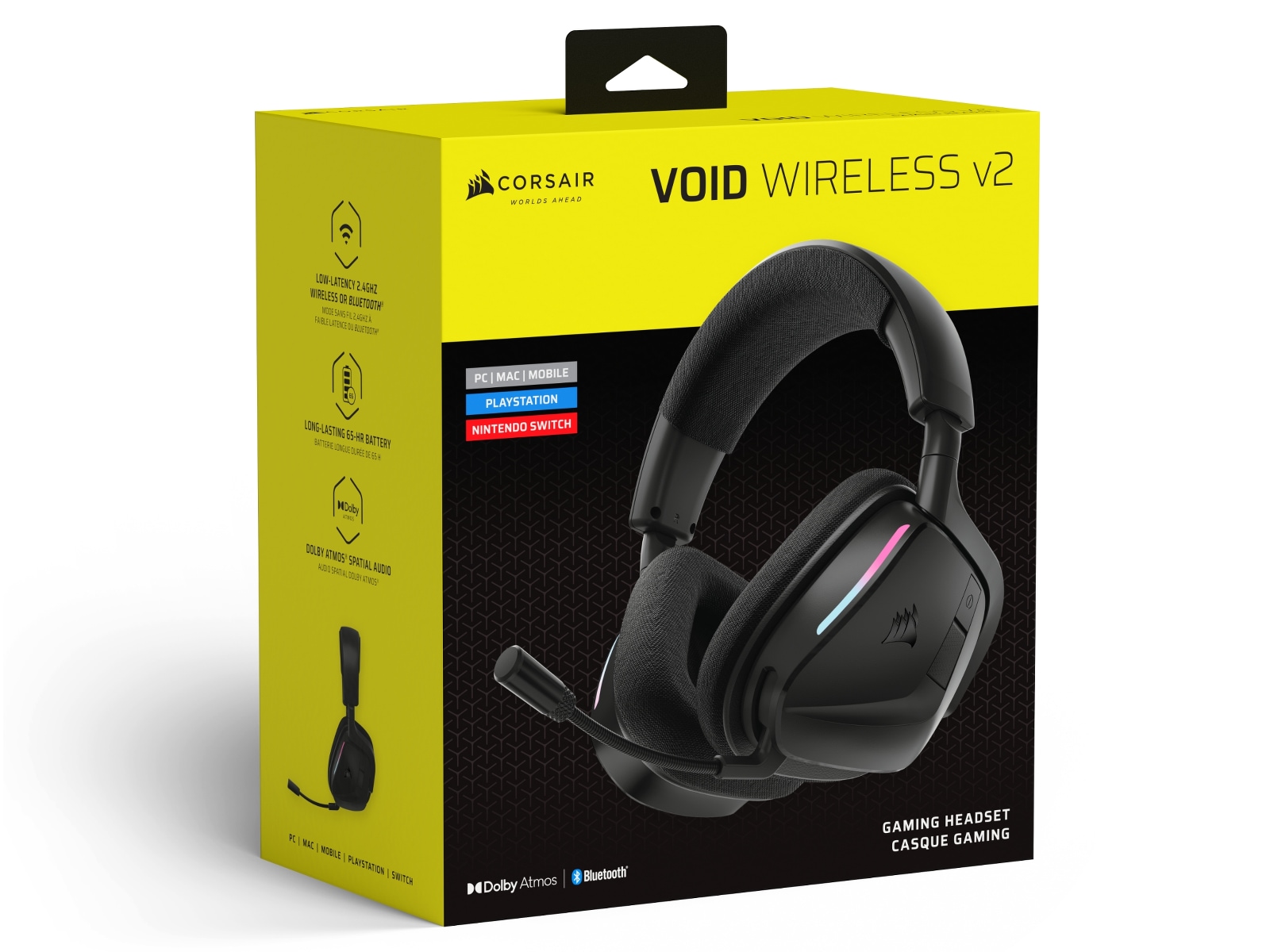 Corsair Void Wireless V2 trådløst headset (carbon) Gaming headset