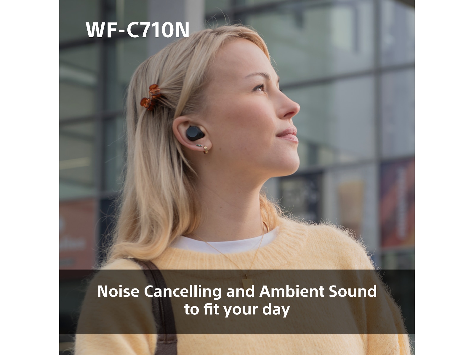 Sony WF-C710N Trådløse ørepropper, In-ear (sort) Ørepropper