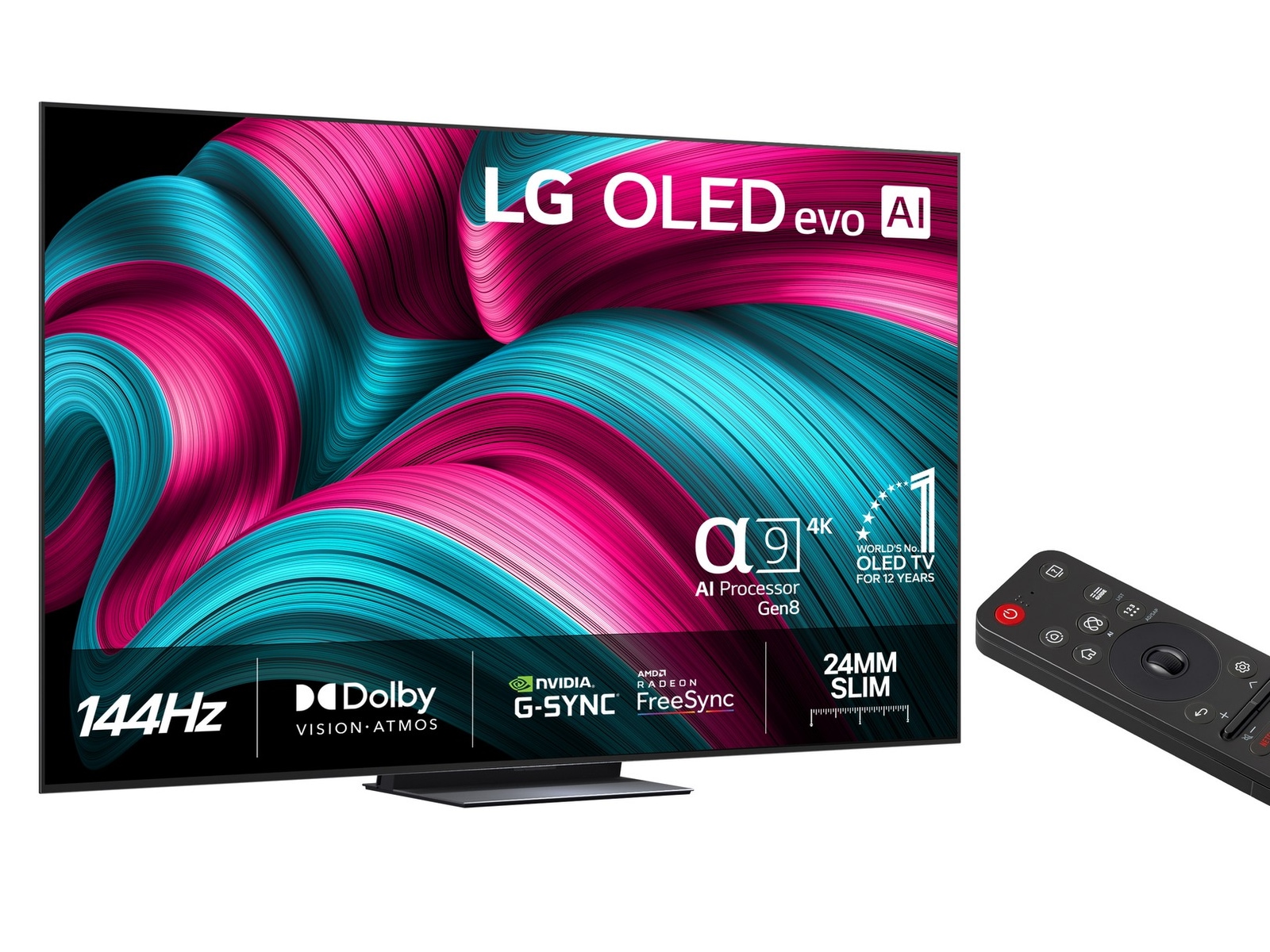 LG 83" C5 AI 4K OLED Smart TV (2025) Over 80 tommer TV