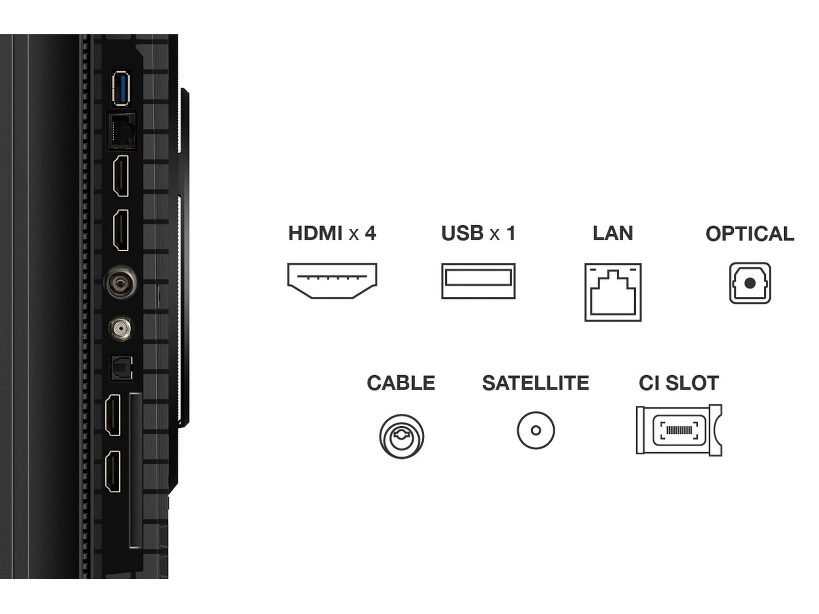 TCL 75" T8C 4K QLED Google TV (2025) 70 - 79 tommer TV
