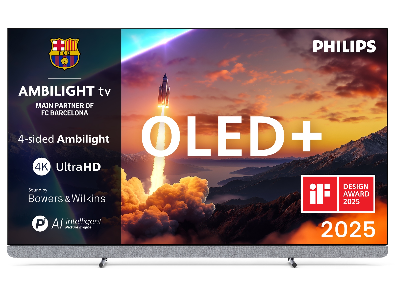 Philips 77" OLED910/12 OLED Plus Smart Ambilight AI TV (2025) 70 - 79 tommer TV