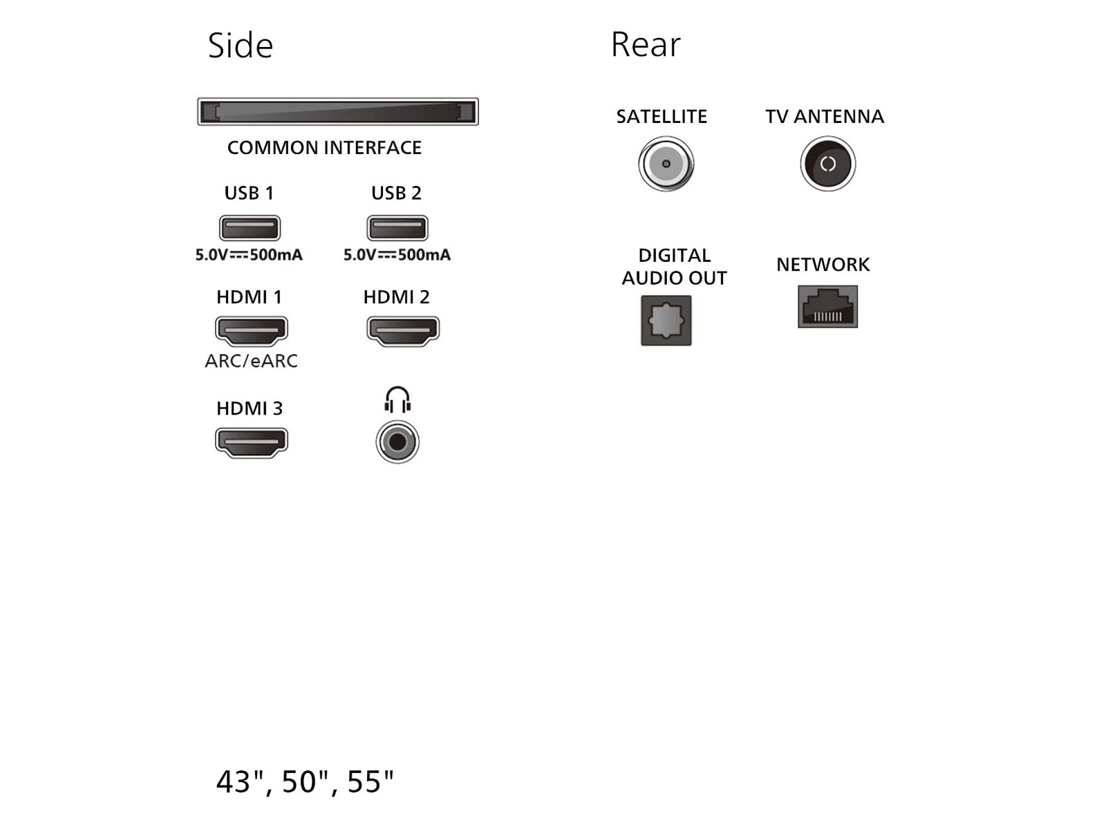 Philips 50" PUS8000/12 4K LED Smart Ambilight TV (2025) 50 - 59 tommer TV