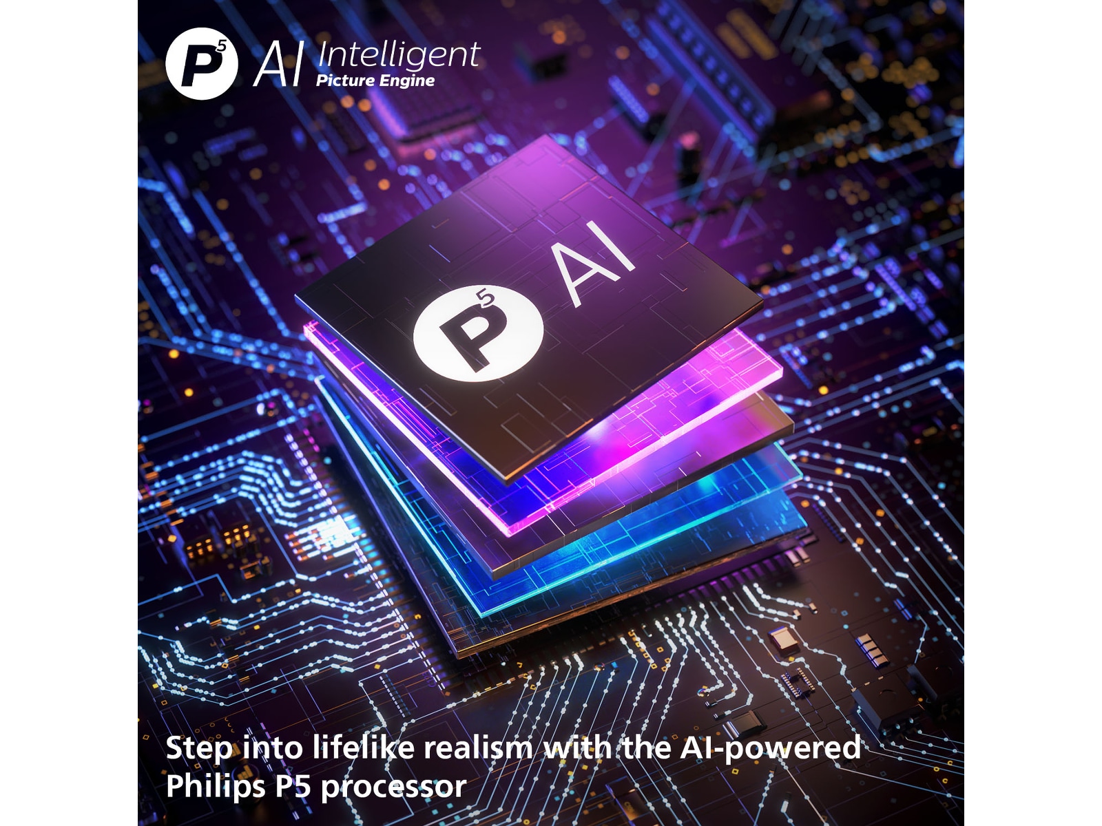 Philips 55" OLED810/12 OLED Smart Ambilight AI TV (2025) 50 - 59 tommer TV