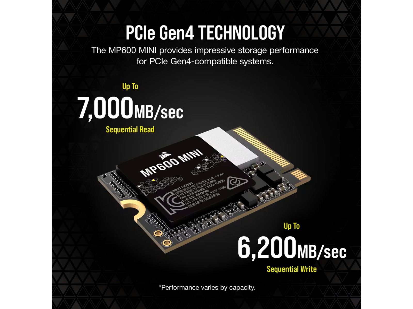 Corsair MP600 MINI NVMe PCIe M.2 2230 SSD 2TB SSD M.2