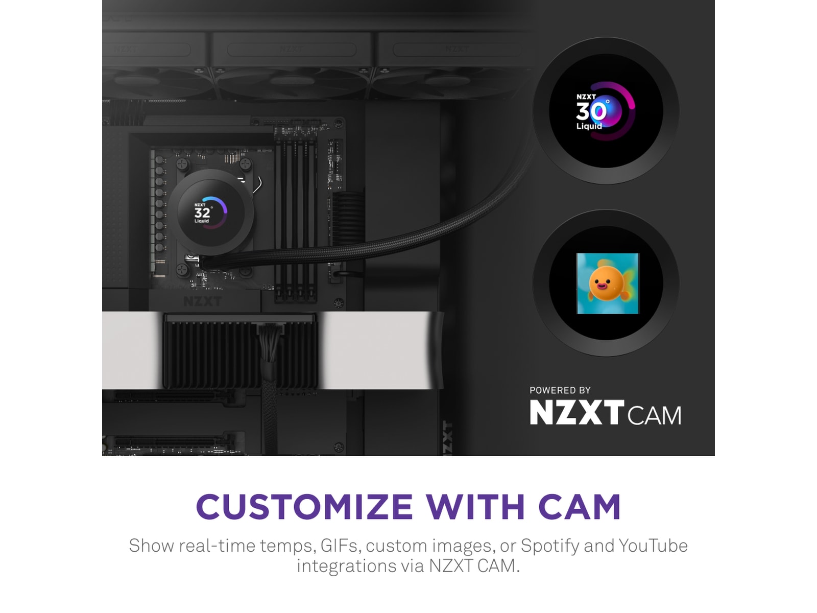 NZXT Kraken Plus 360 Kjøler (sort) CPU - Vannkjøling