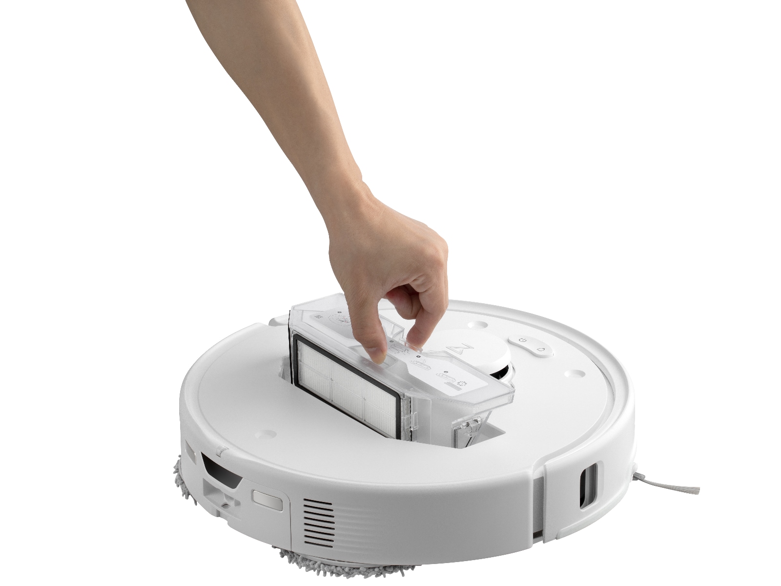 Roborock Qrevo Edge 5V1 Robotstøvsuger (hvit) Robotstøvsugere