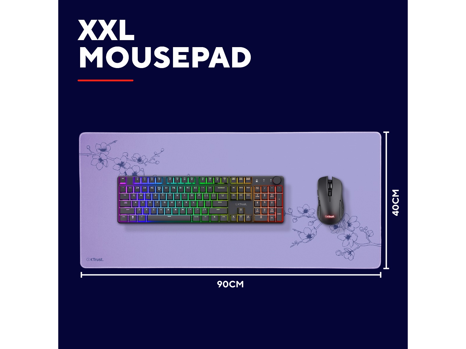 Trust GXT 759 XXL Gamingmusematte (blossum) Gamingmusematte