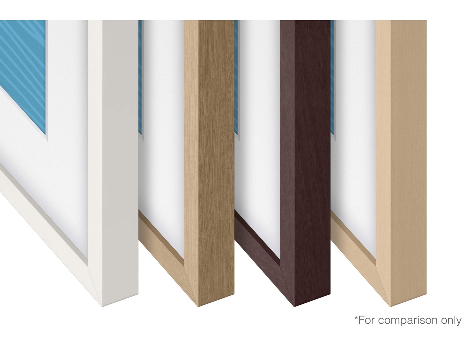 Samsung 55" ramme til The Frame (2021-2025, teak) -B-Grade Demo TV/projektor