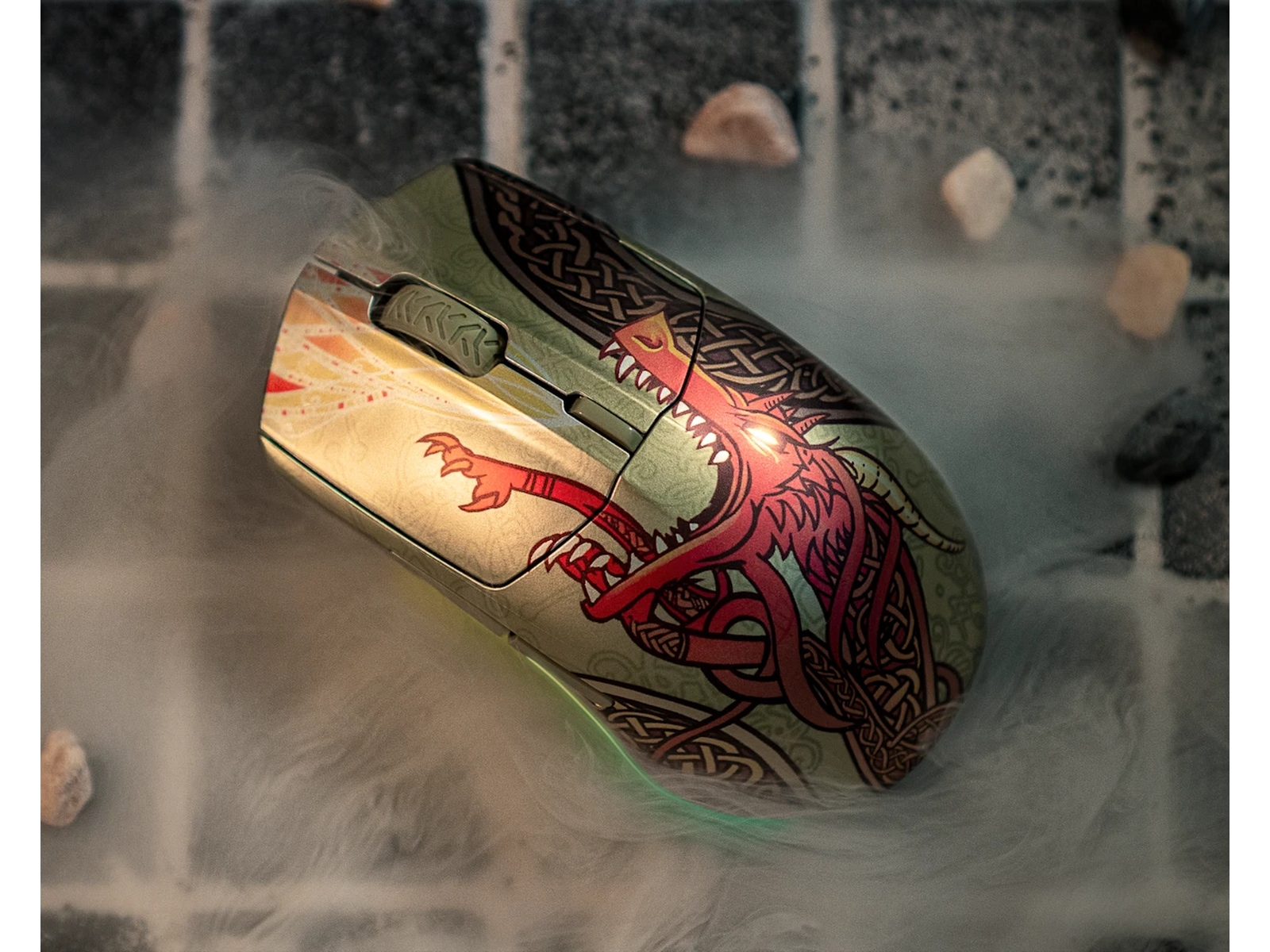 SteelSeries CS2 Dragon Lore Trådløs Gamingmus Gamingmus