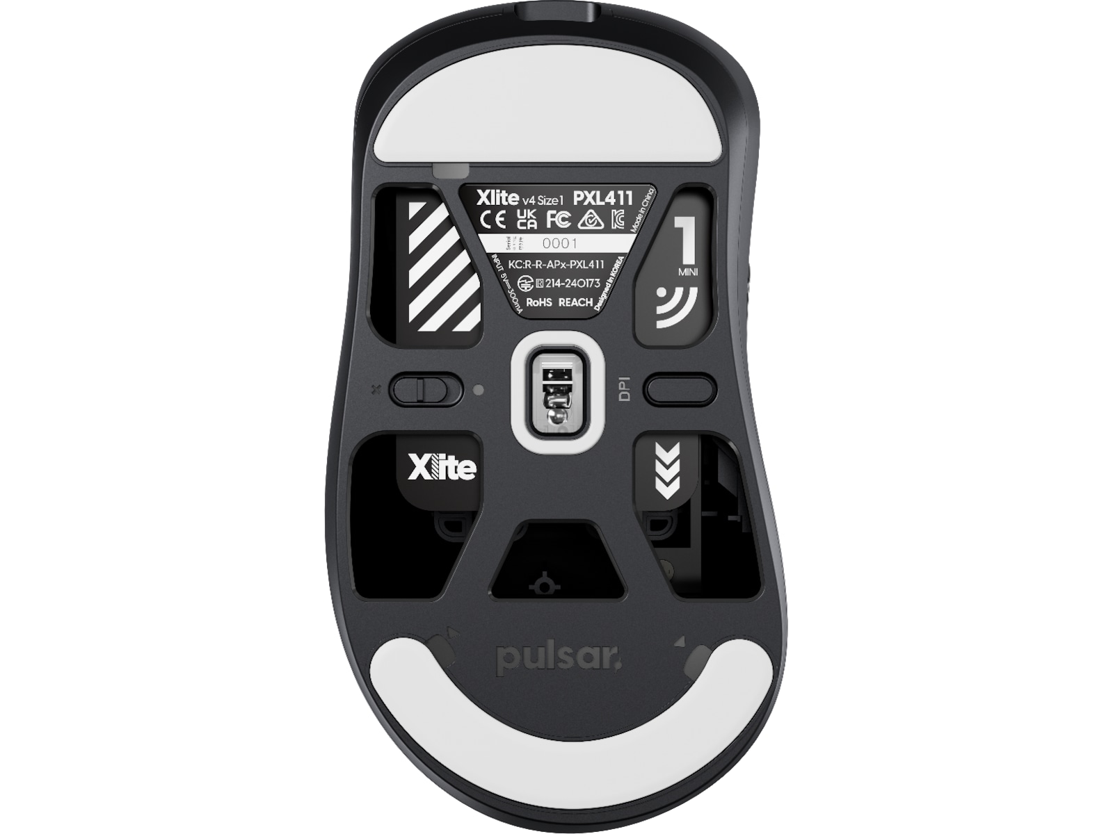 Pulsar Xlite V4 Mini Trådløs gamingmus (sort) Gamingmus