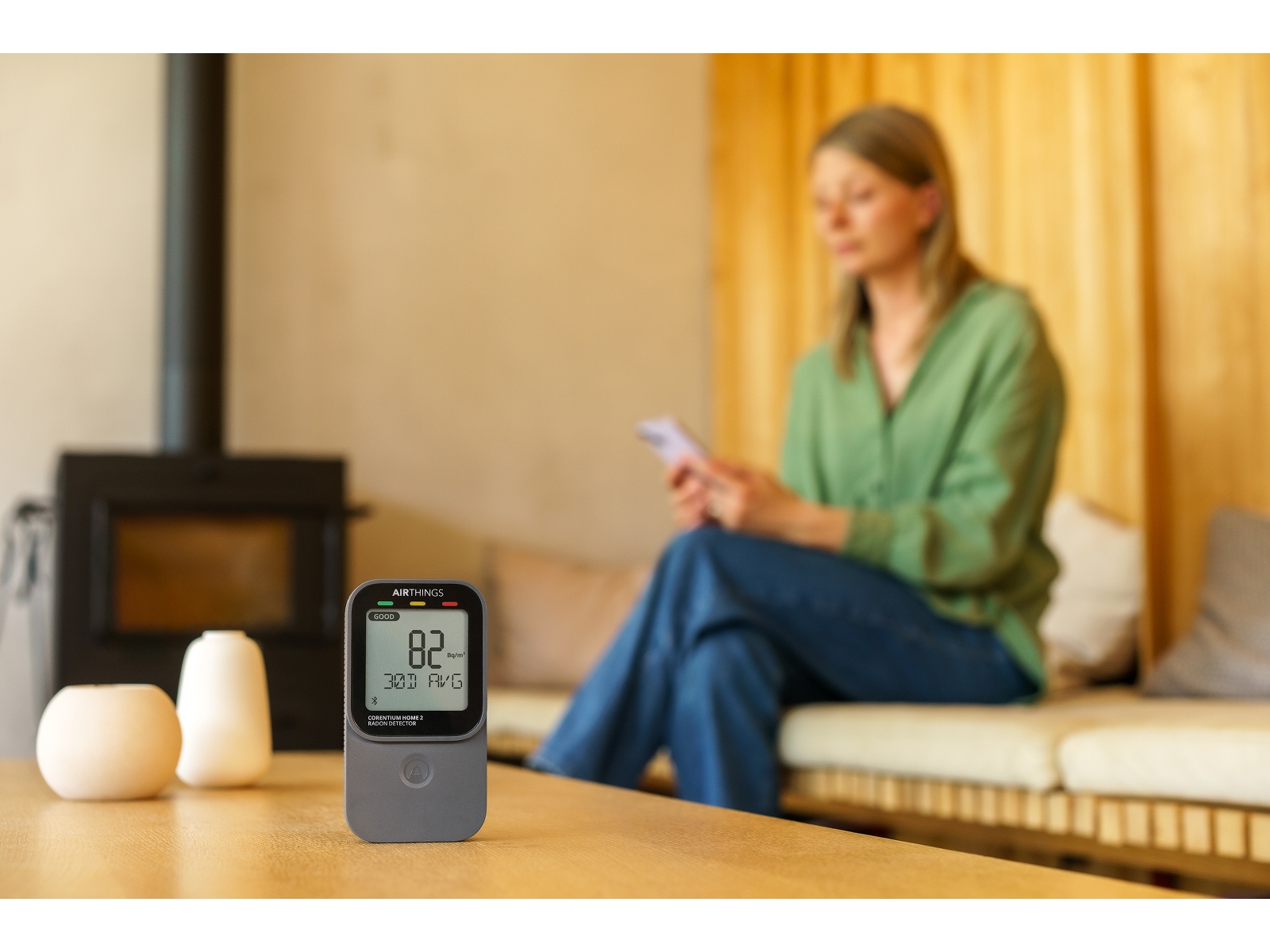 Airthings Corentium Home 2 Radonmåler Diverse sikkerhet