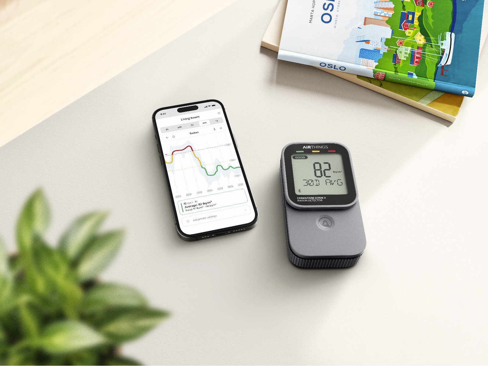 Airthings Corentium Home 2 Radonmåler Diverse sikkerhet
