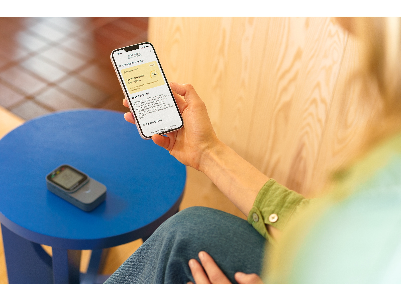 Airthings Corentium Home 2 Radonmåler Diverse sikkerhet