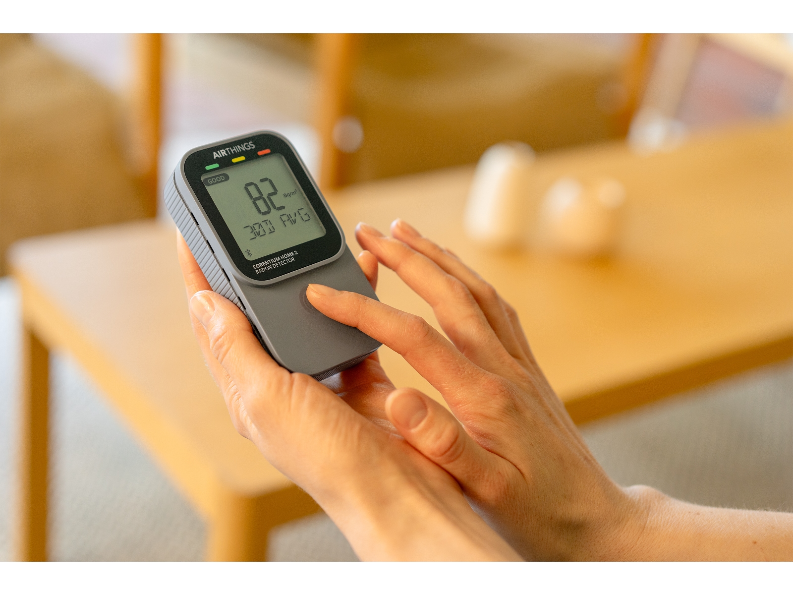 Airthings Corentium Home 2 Radonmåler Diverse sikkerhet