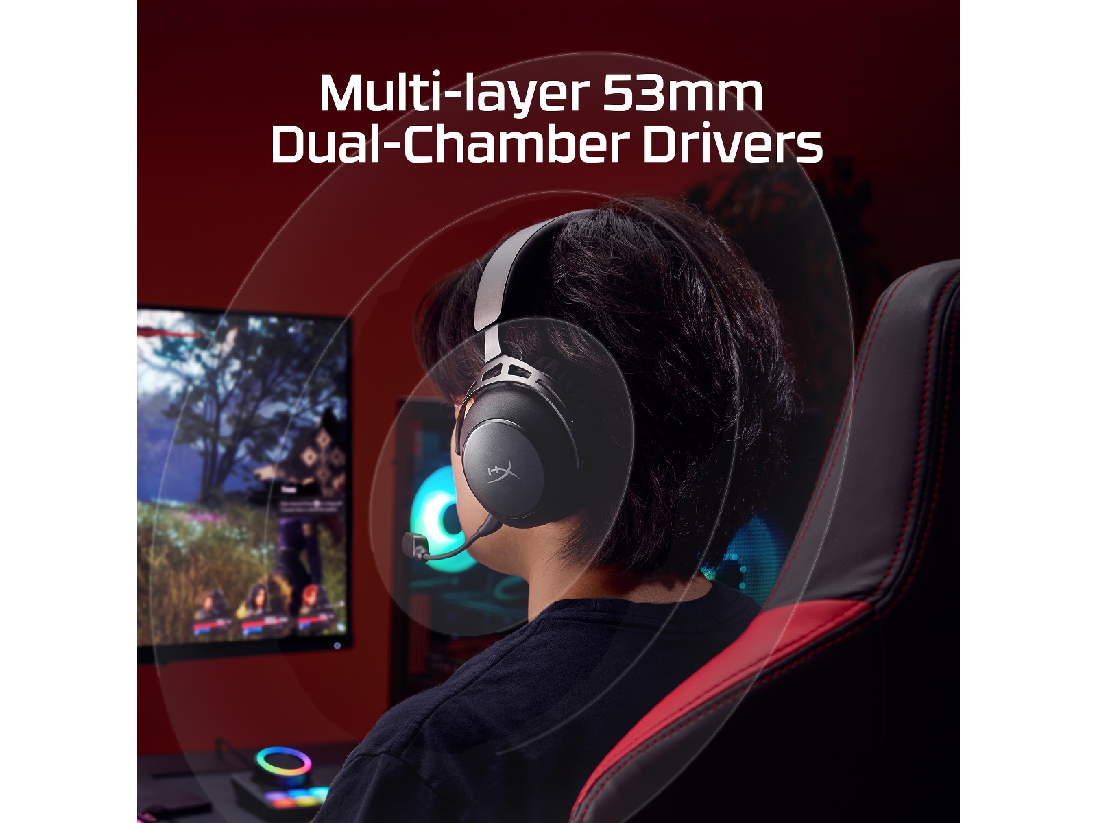 HyperX Cloud Alpha 2 Trådløst Gaming Headset (sort) Gaming headset