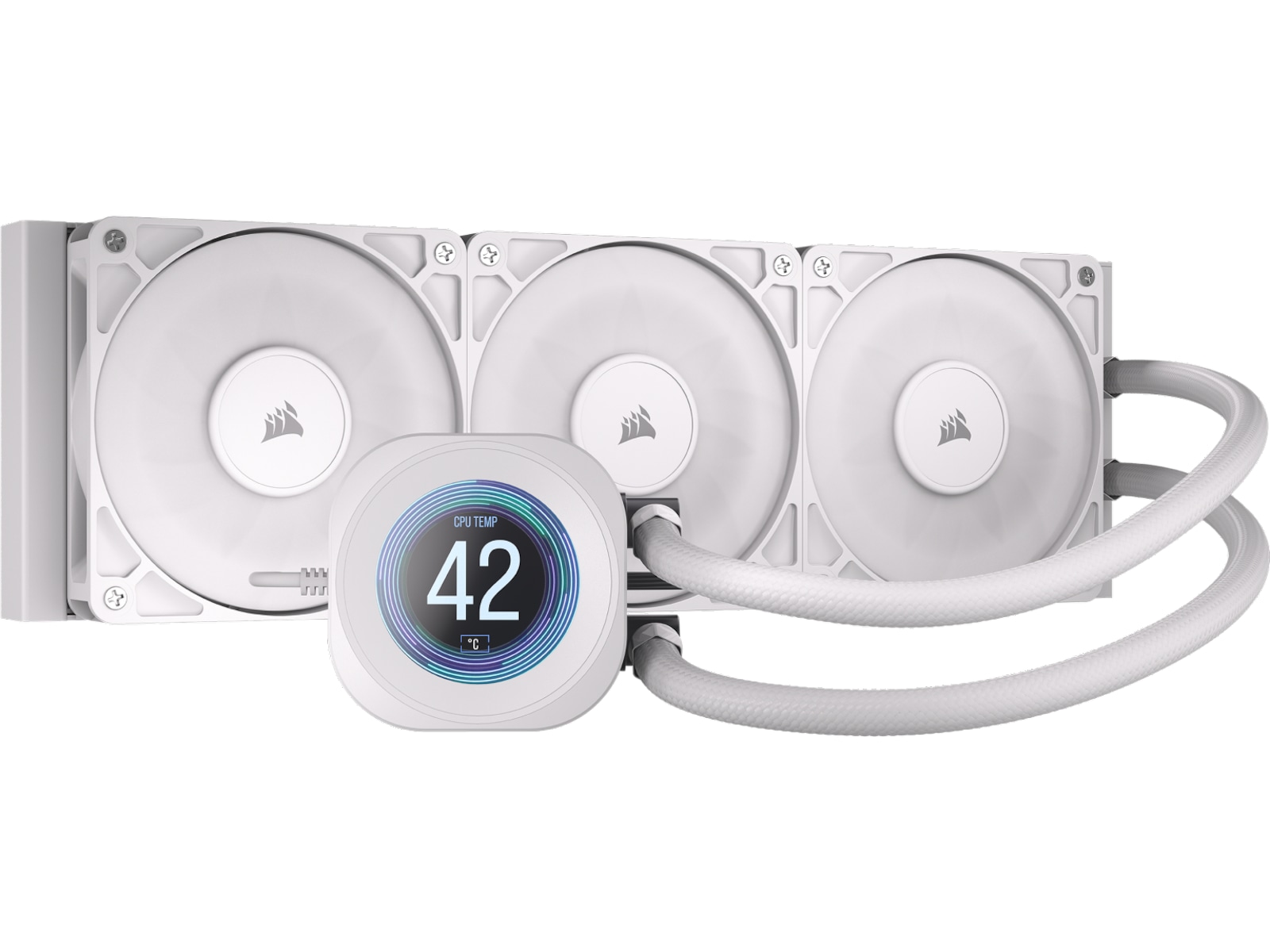 Corsair Nautilus 360 RS LCD Kjøler (hvit) CPU - Vannkjøling