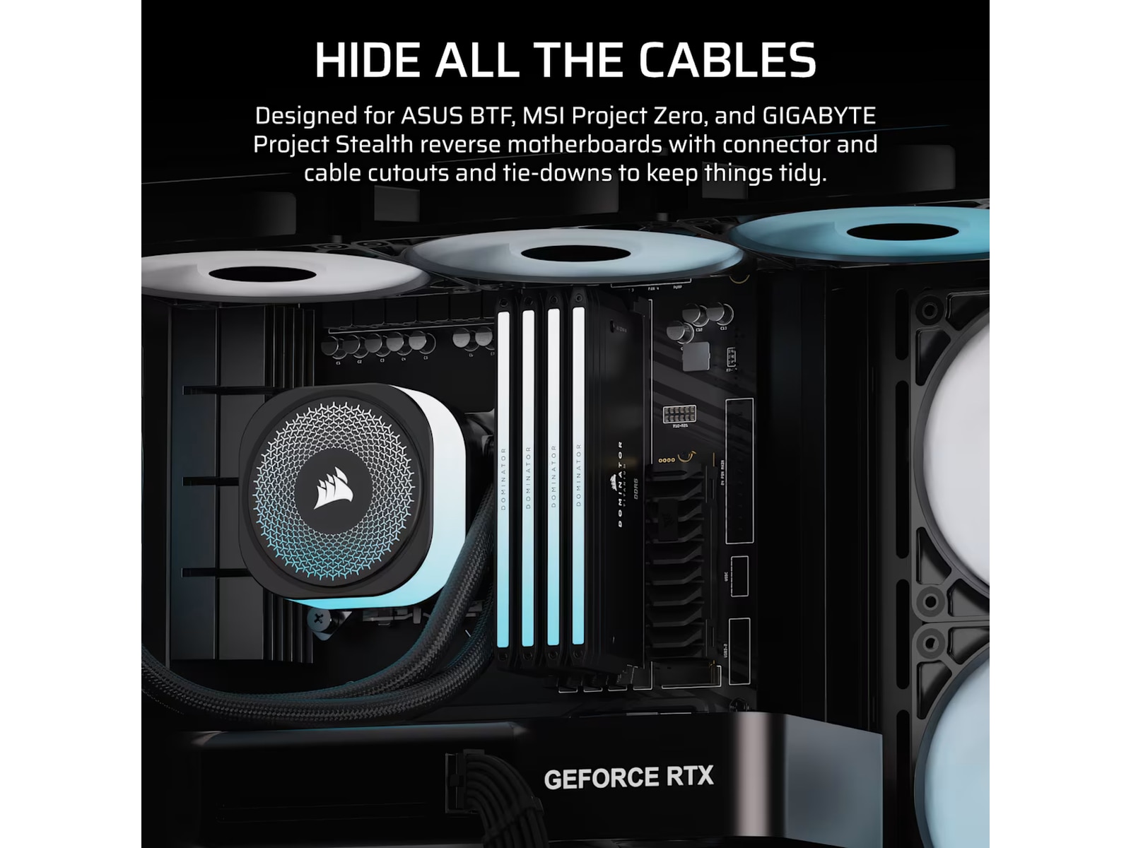 Corsair FRAME 4500X RS-R ARGB Mid Tower (sort) Midi tower