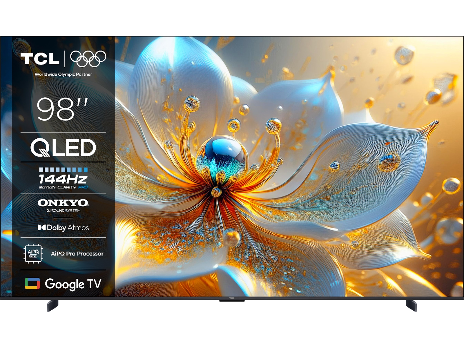 TCL 98" T8C 4K QLED Google TV (2025) Over 80 tommer TV