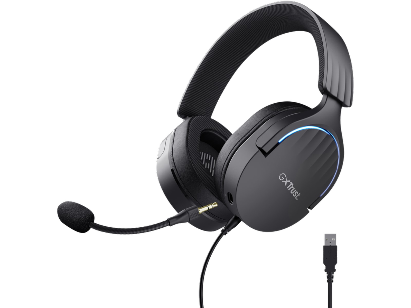 Trust GXT 490 Fayzo 7.1 Usb Headset (sort) Gaming headset