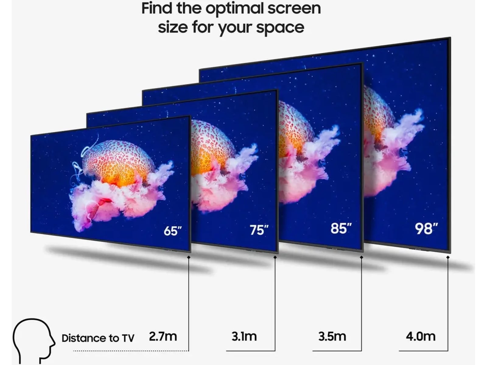Samsung 55" Q6F QLED 4K Smart TV (2025) 50 - 59 tommer TV