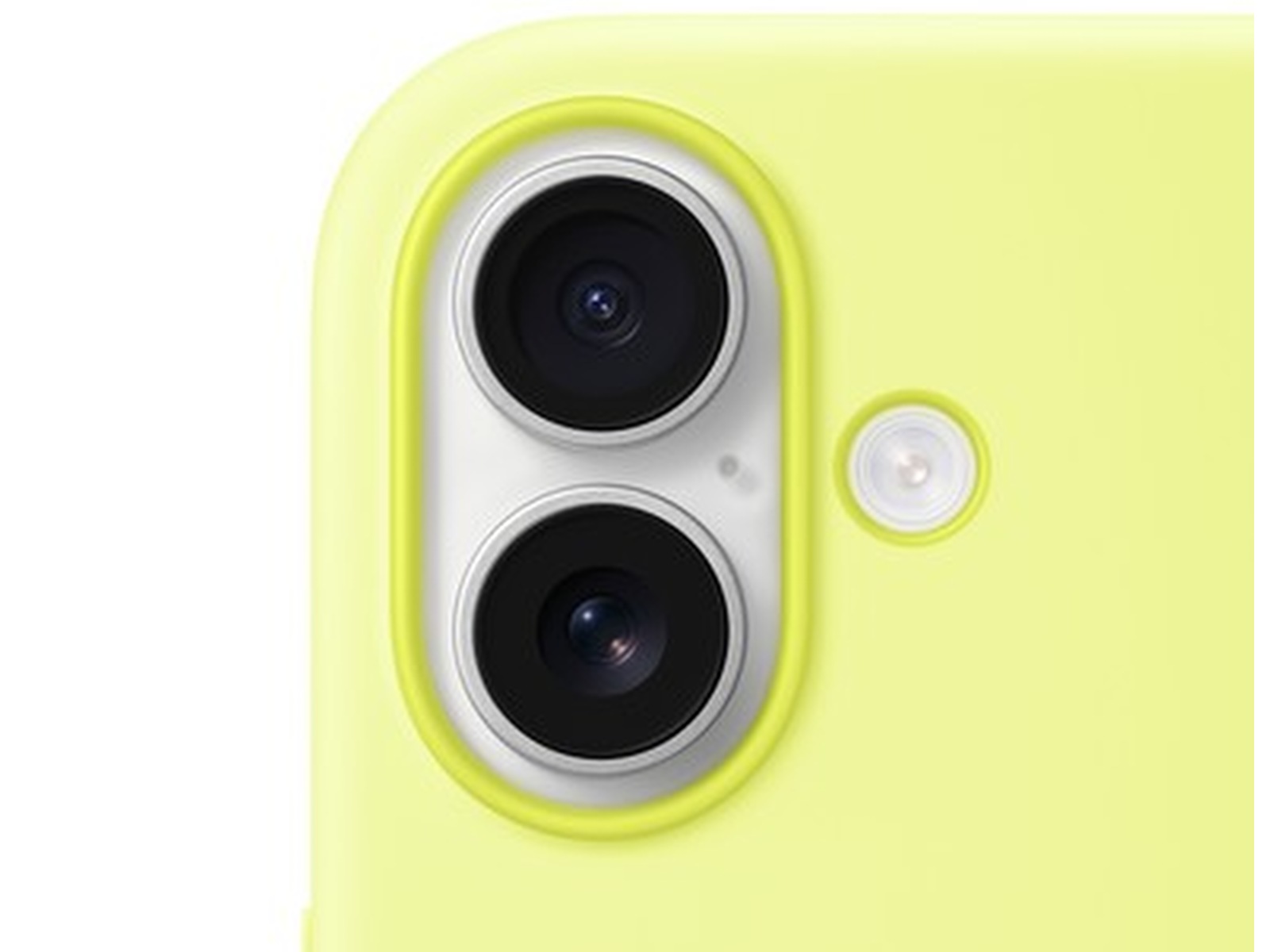 Apple iPhone 17 silikondeksel (neongul) Deksel til mobiltelefon