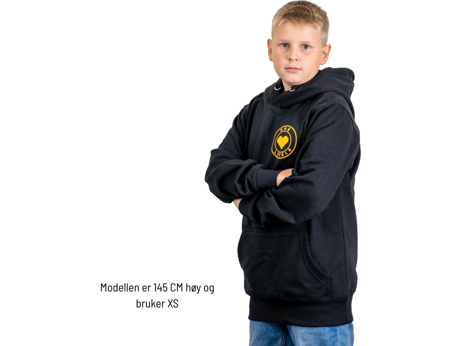 Gamere Mot Barnekreft Hettegenser XS Merchandise