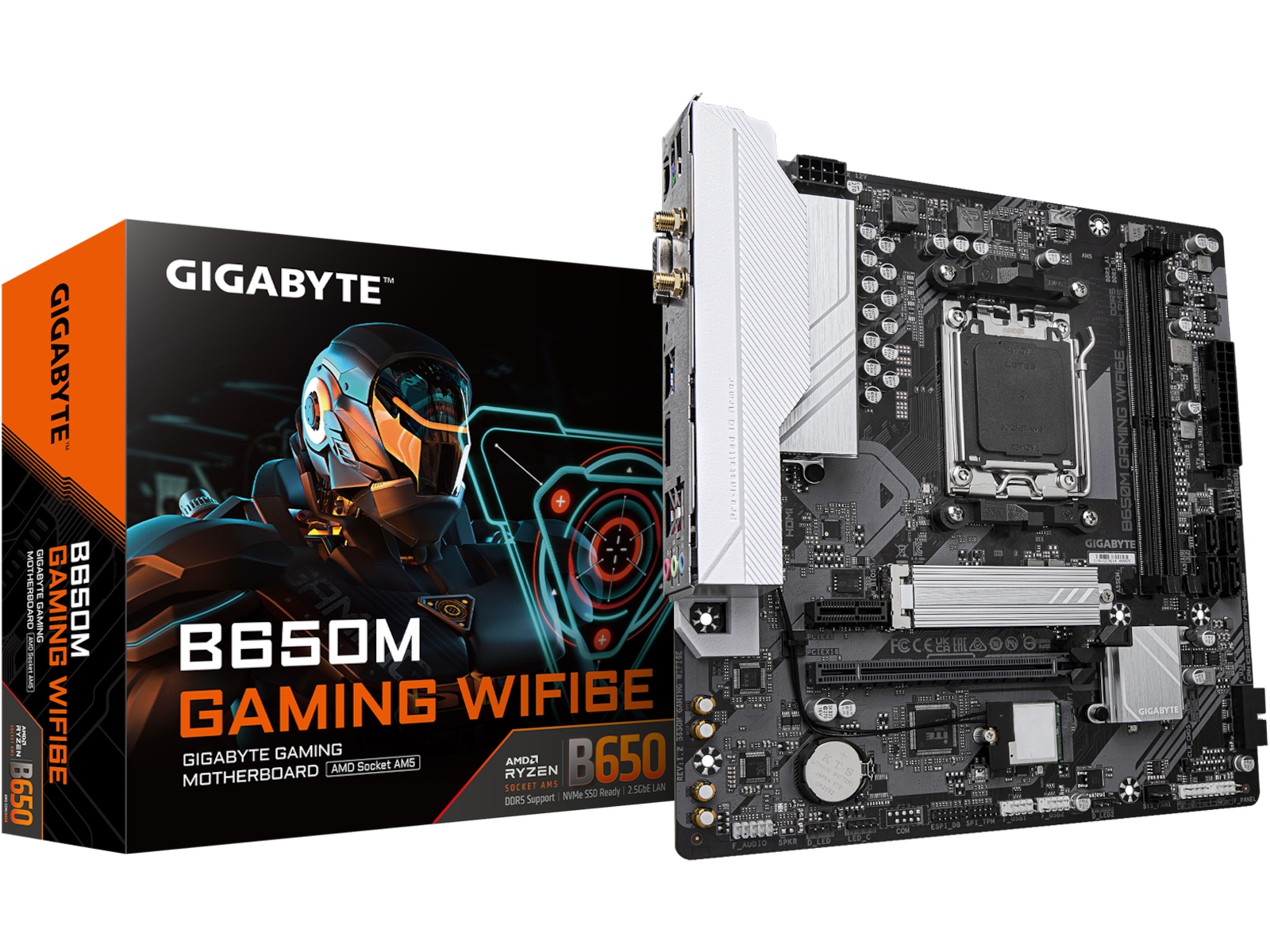 Gigabyte B650M GAMING WIFI6E Hovedkort AMD Socket