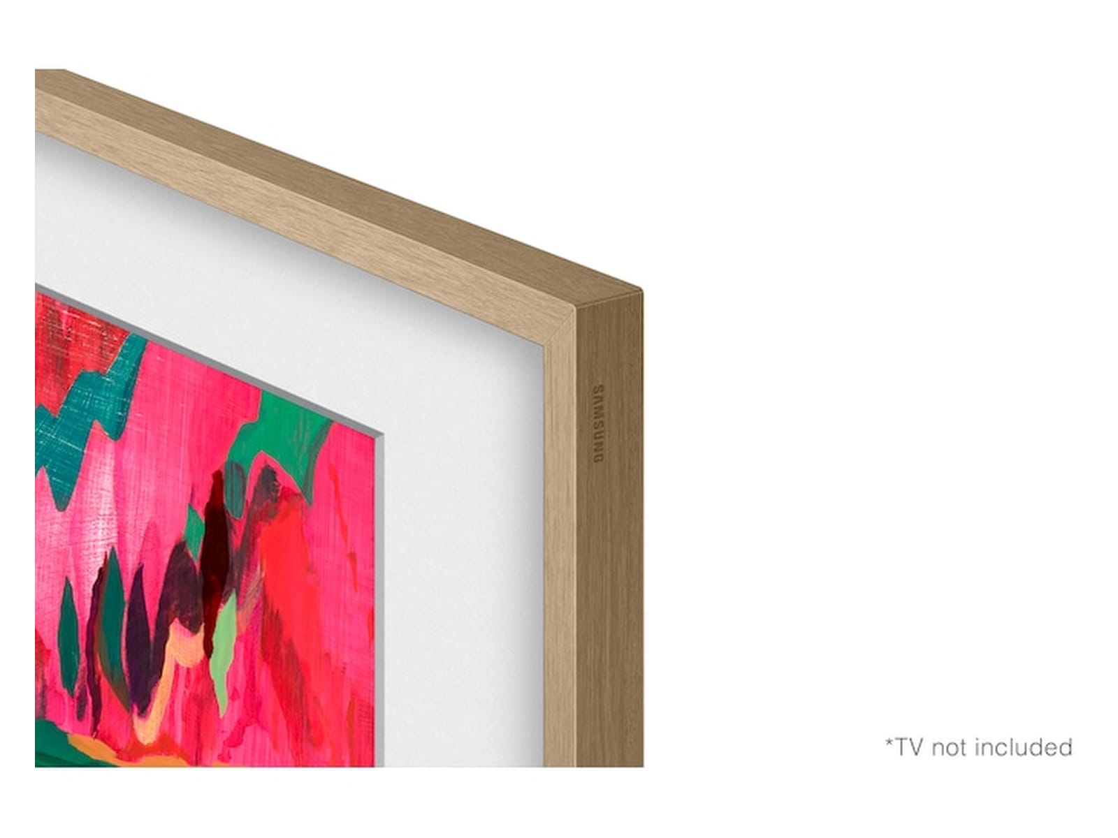 Samsung 65" ramme til The Frame og The Frame Pro (2021-2025, Beige Wood) TV-ramme & tilbehør