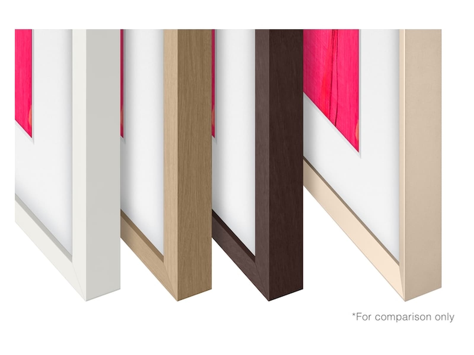 Samsung 65" ramme til The Frame og The Frame Pro (2021-2025, Beige Wood) TV-ramme & tilbehør