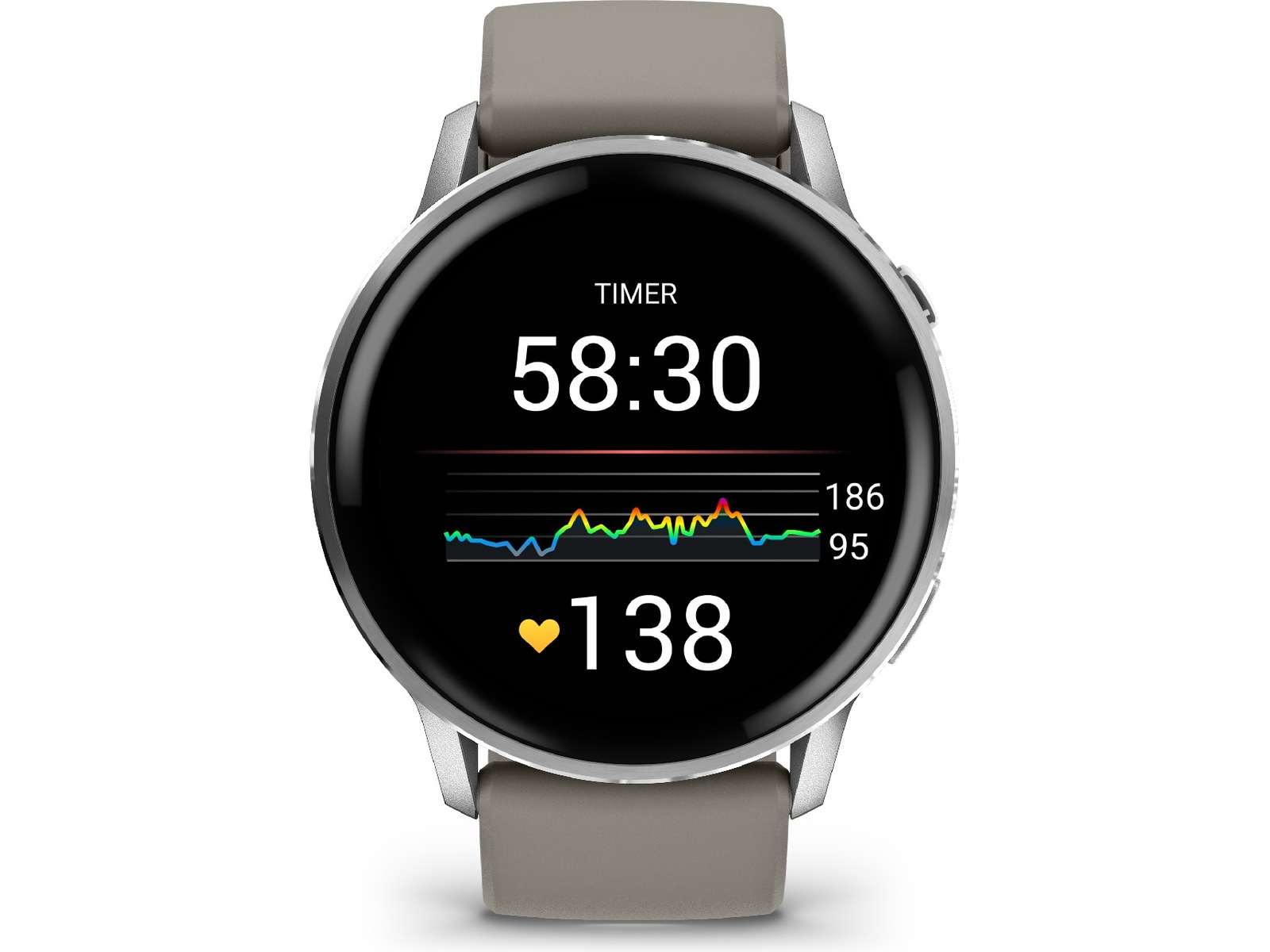Garmin Venu 4 45mm GPS (silver/gray) Smartklokker