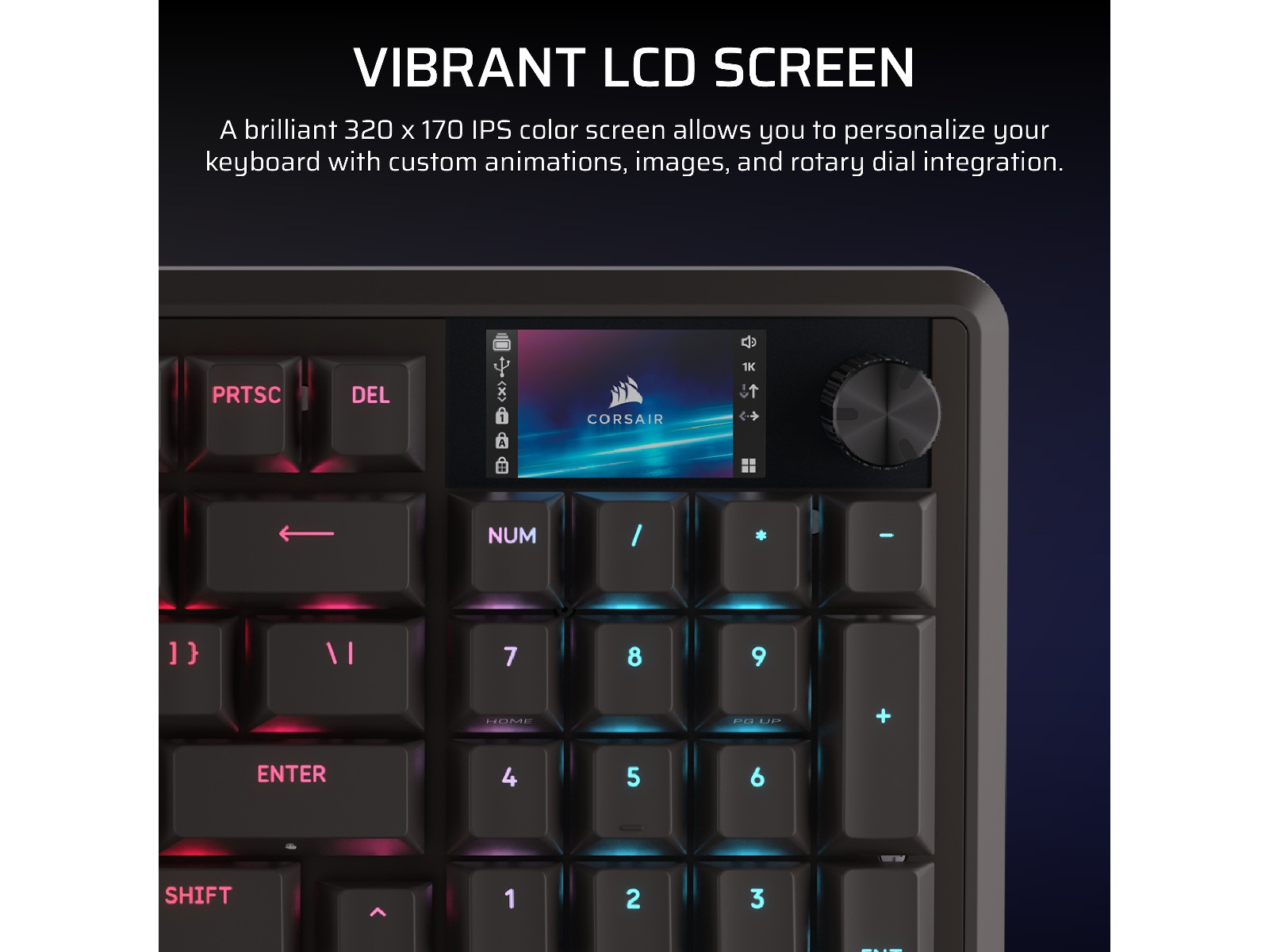 Corsair Vanguard PRO 96 RGB Gamingtastatur (sort) -B-Grade Demo tastatur