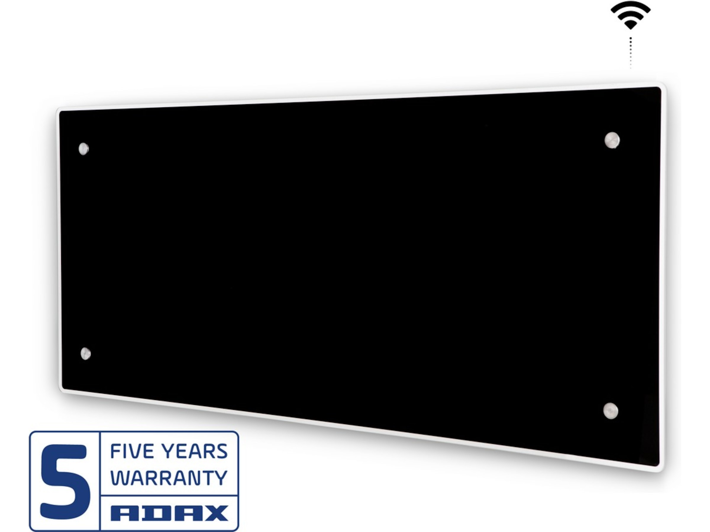 Adax Clea WiFi panelovn glass 1000W (sort) Panelovner