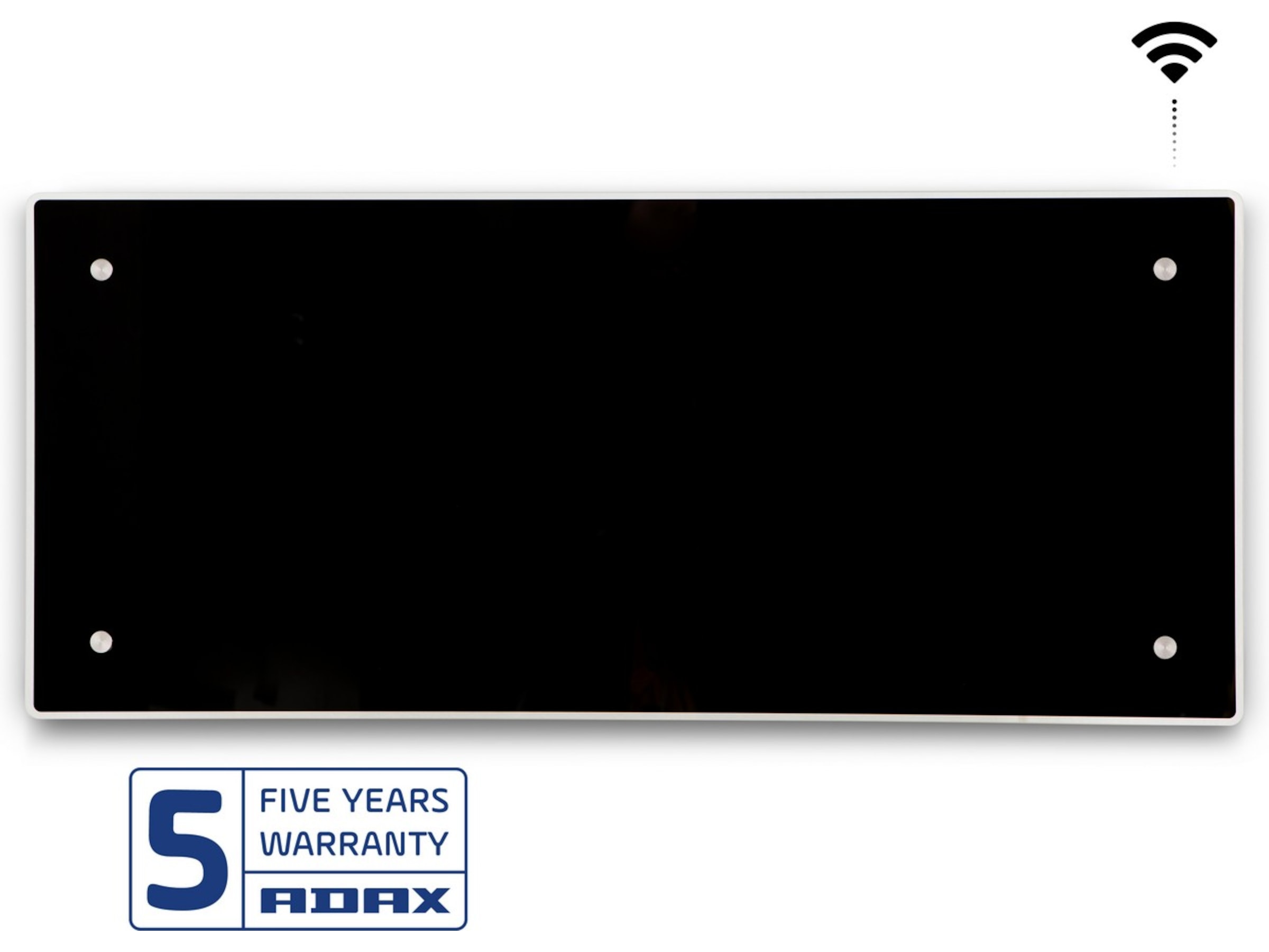 Adax Clea WiFi panelovn glass 1000W (sort) Panelovner