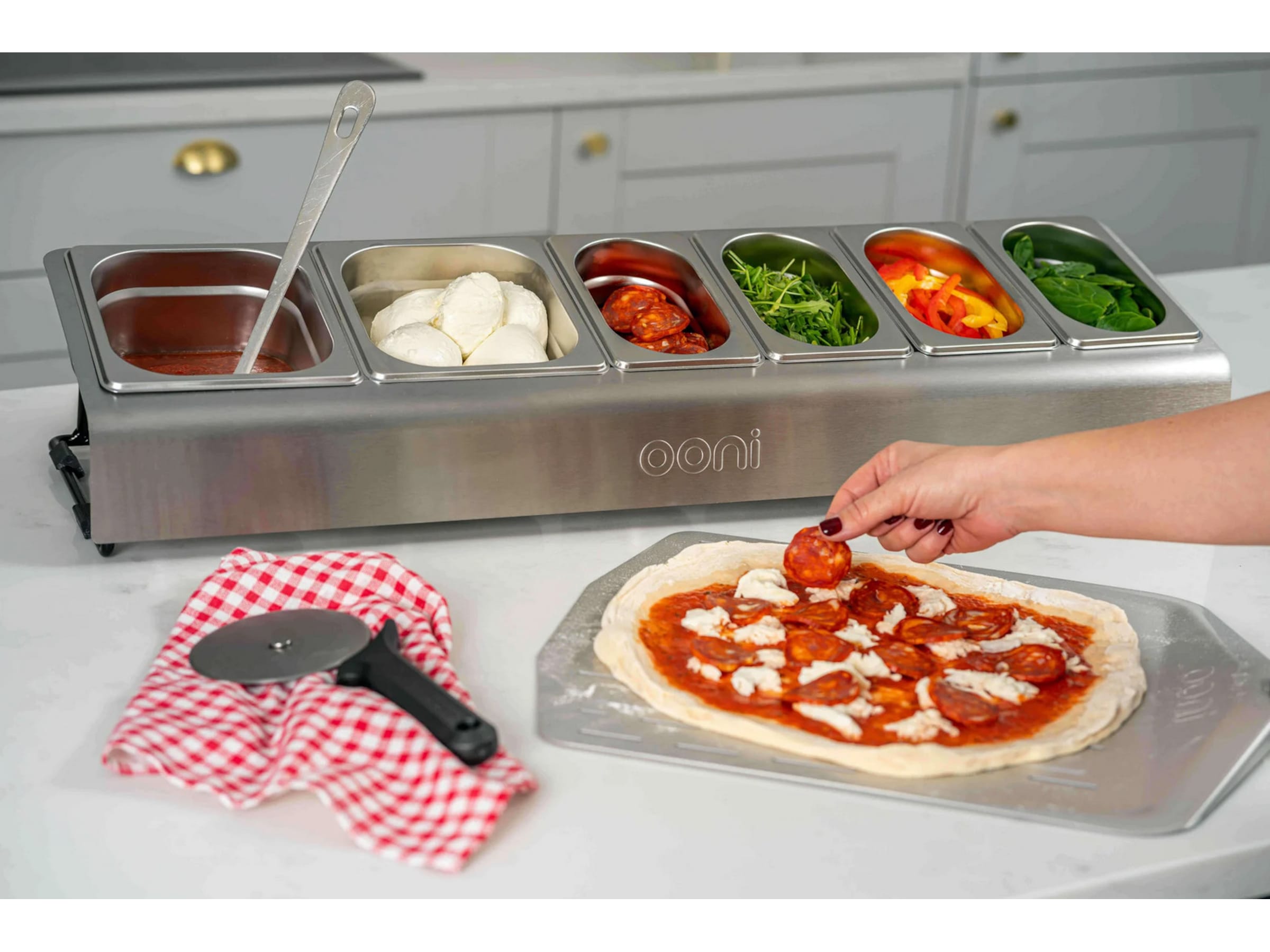 Ooni pizzatoppingstasjon Tilbehør til pizzaovner