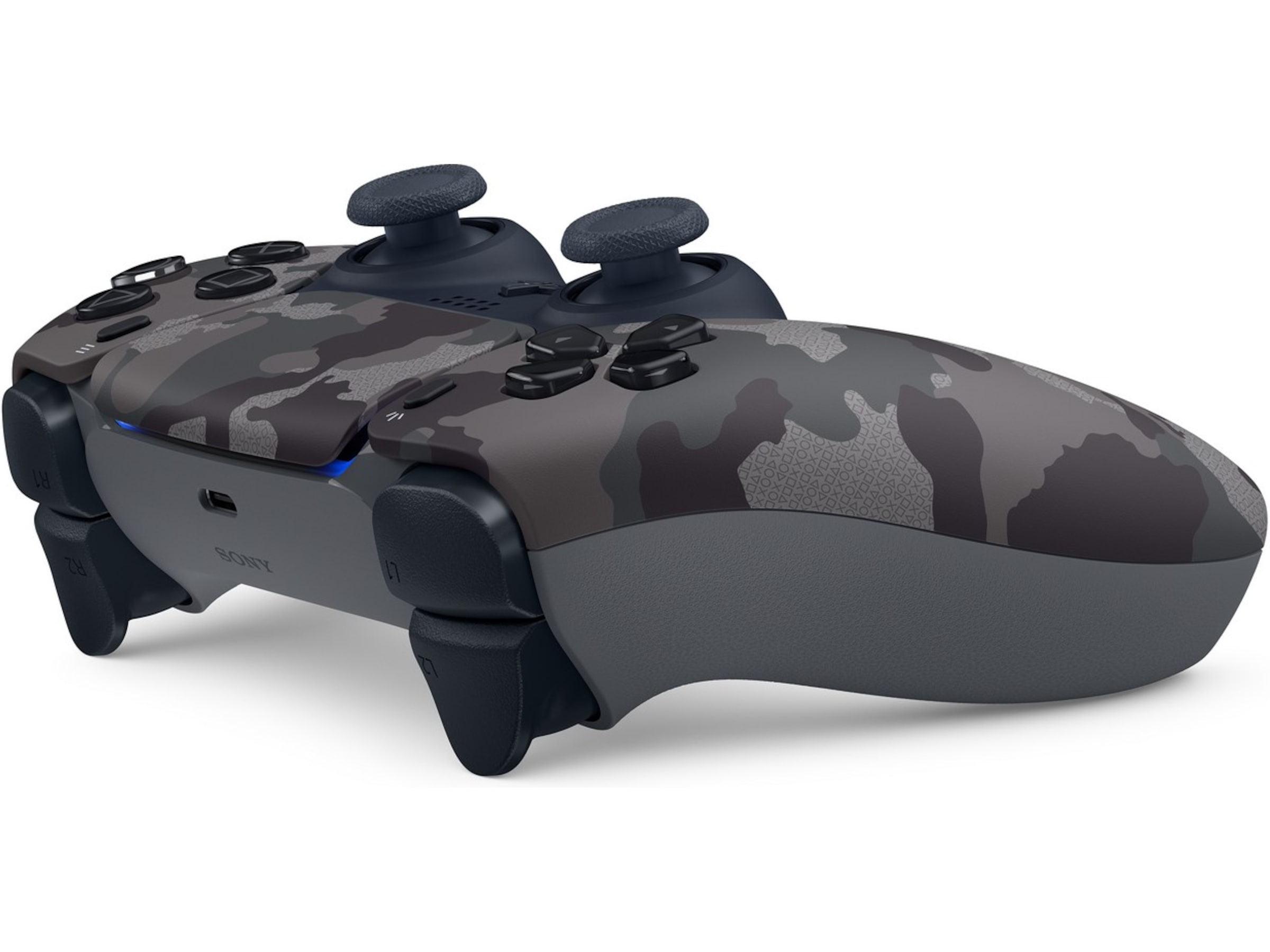 PlayStation 5 DualSense Kontroller (Grey Camo) Tilbehør til PS5