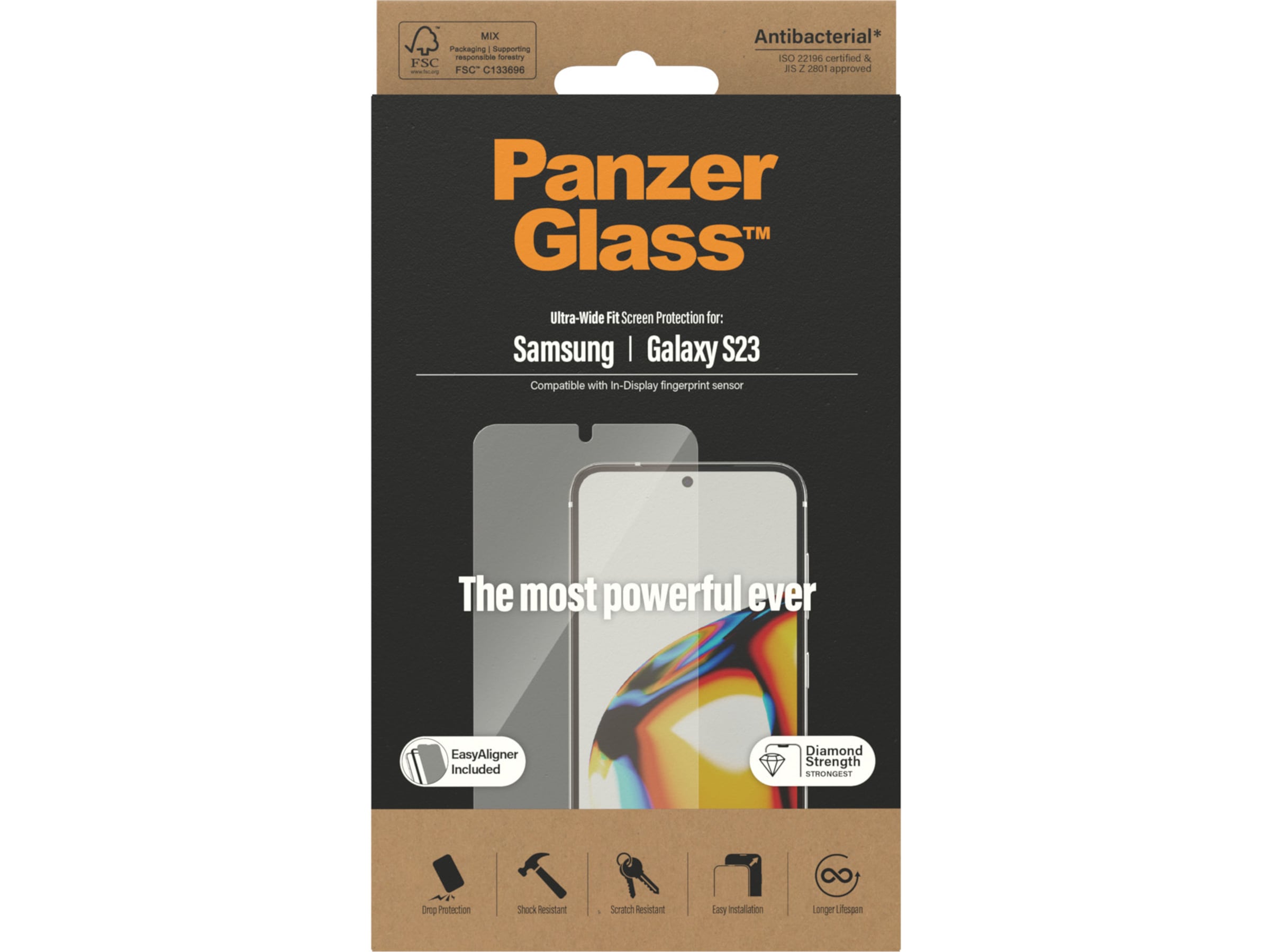 Panzerglass Galaxy S23 Skjermbeskytter Skjermbeskyttelse