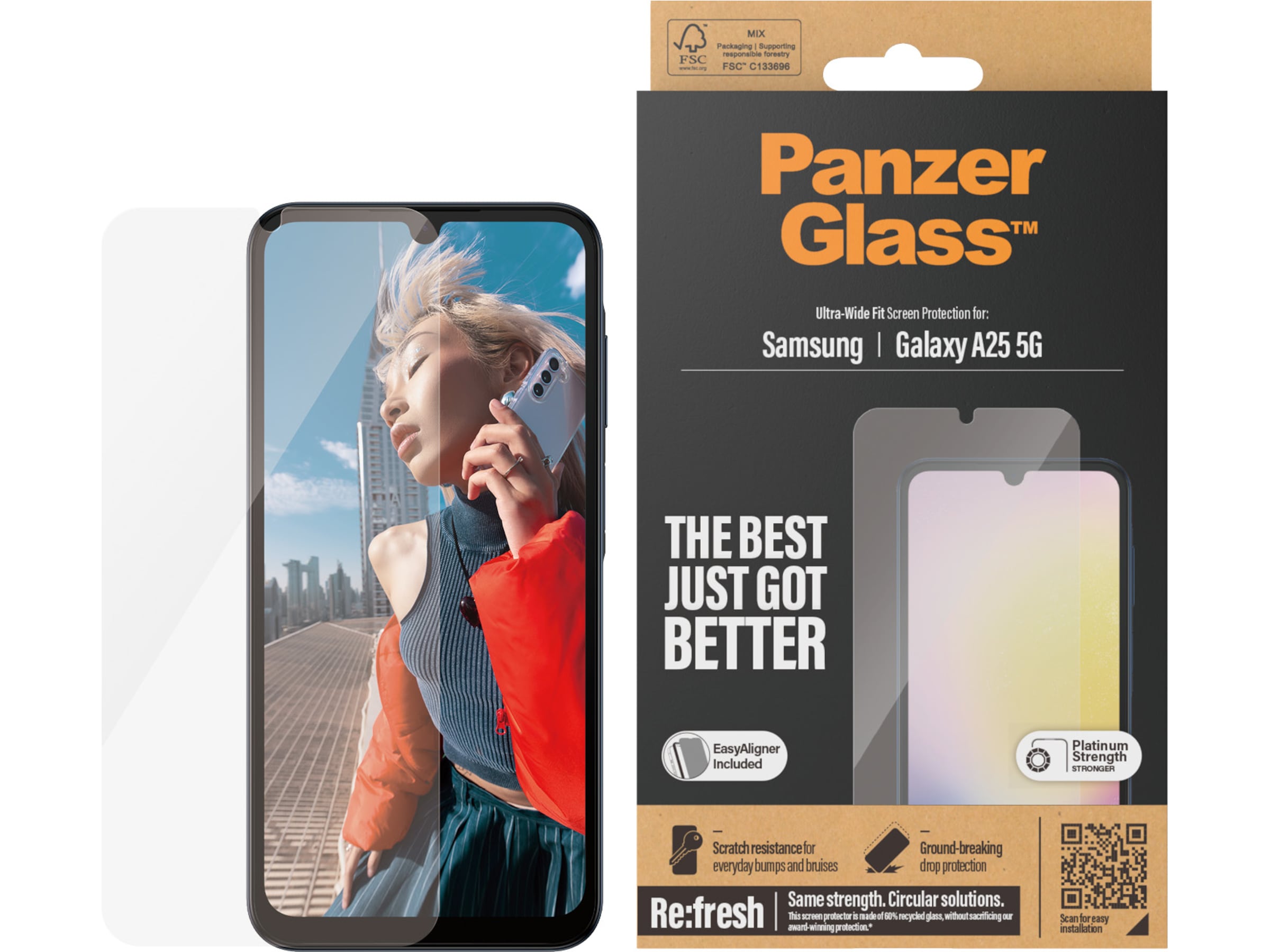 PanzerGlass Galaxy A25 5G Skjermbeskytter Skjermbeskyttelse