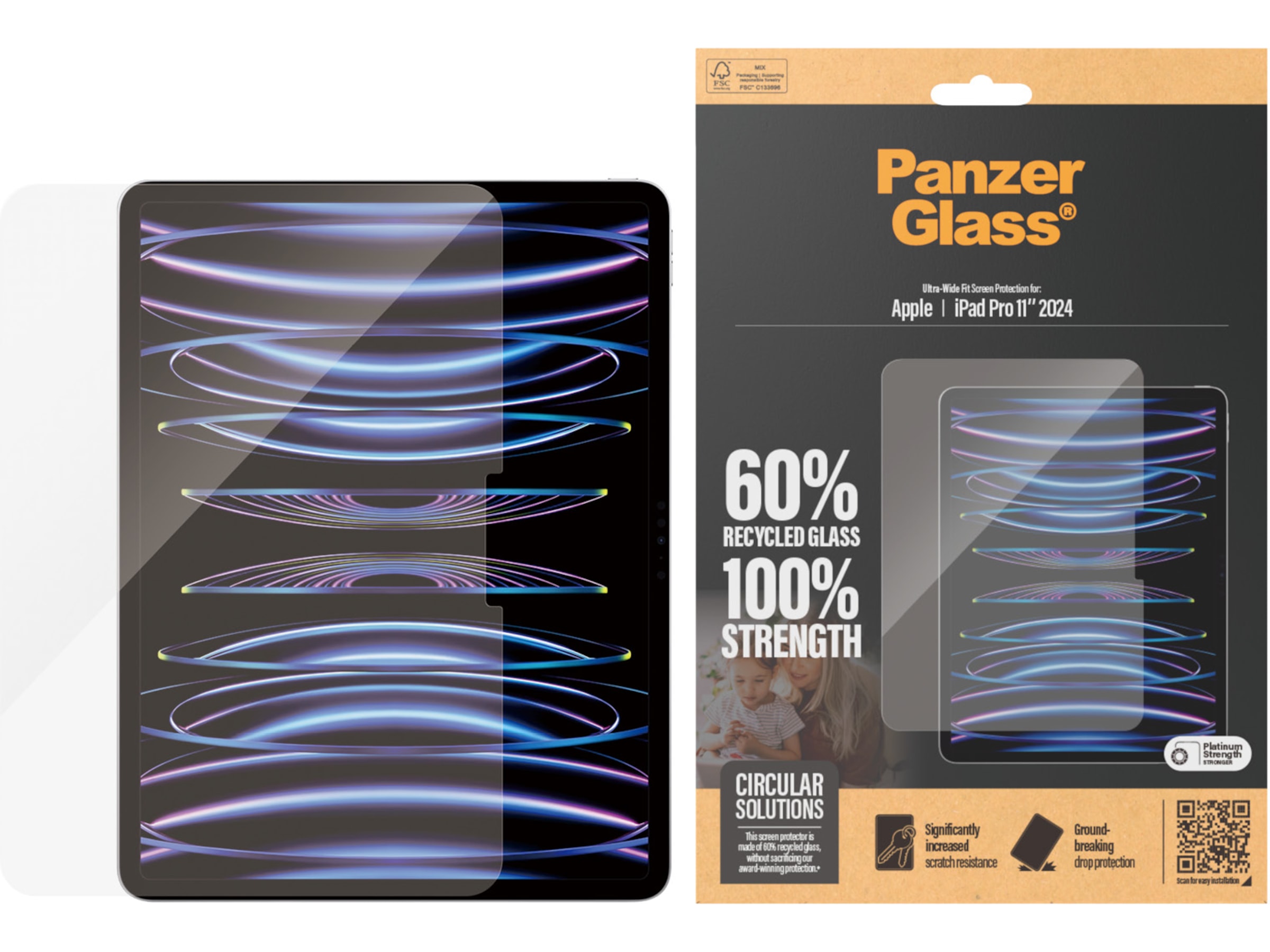 PanzerGlass iPad Pro 11" Skjermbeskytter Skjermbeskyttelse nettbrett