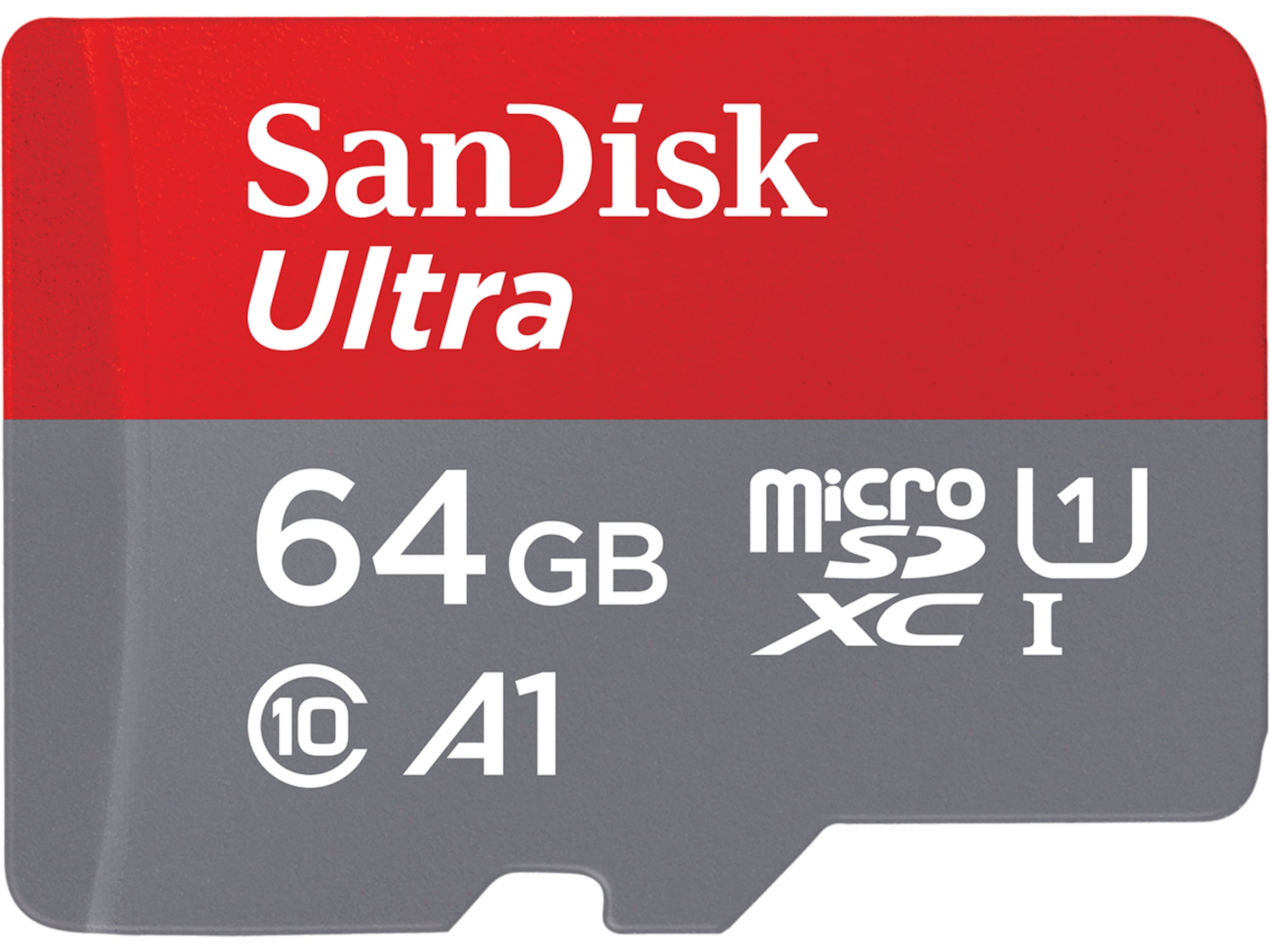 SanDisk Ultra microSDXC 64GB + SD Adapter Minnekort til foto & video