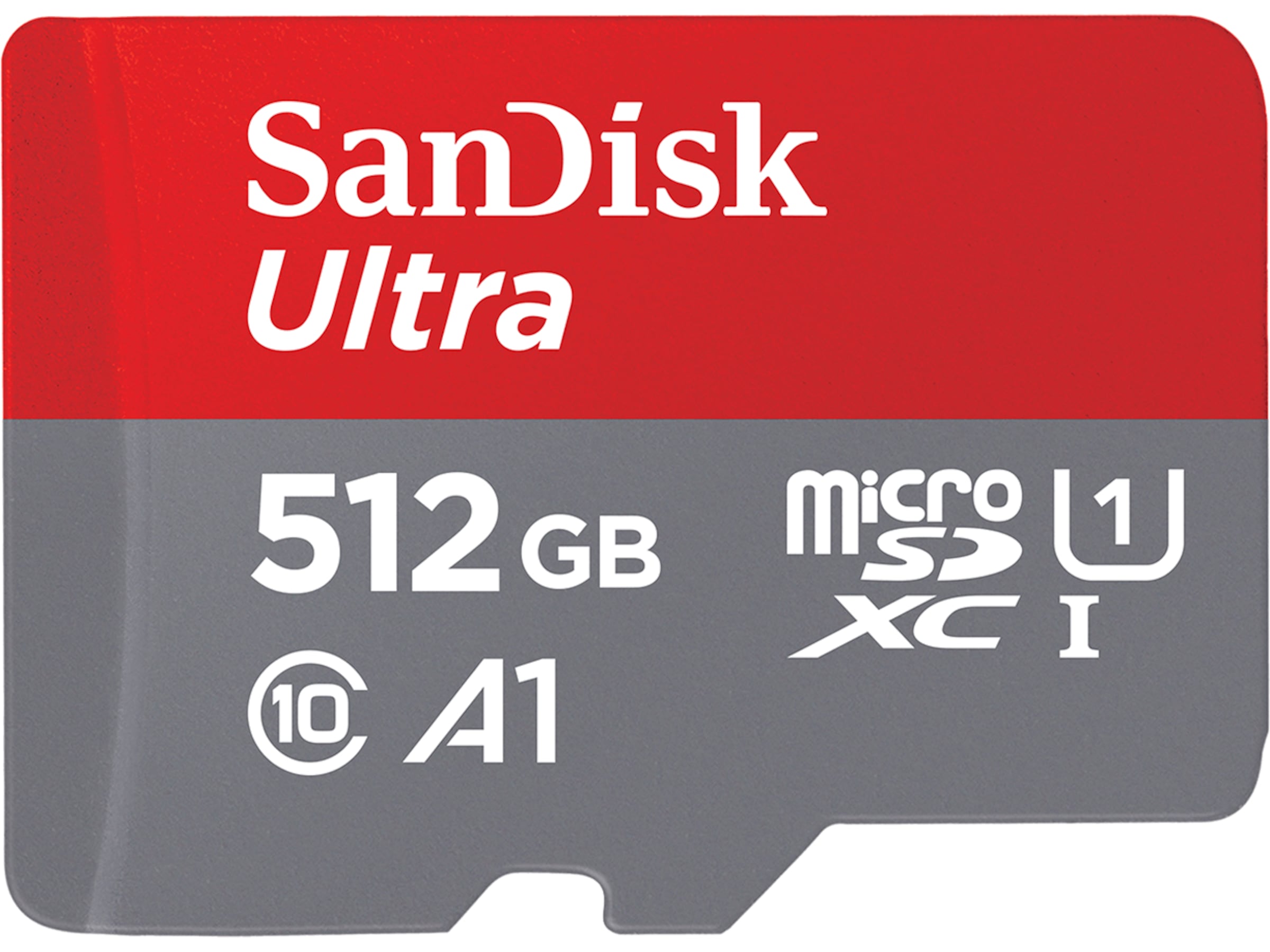 SanDisk Ultra microSDXC 512GB + SD Adapter Minnekort til foto & video