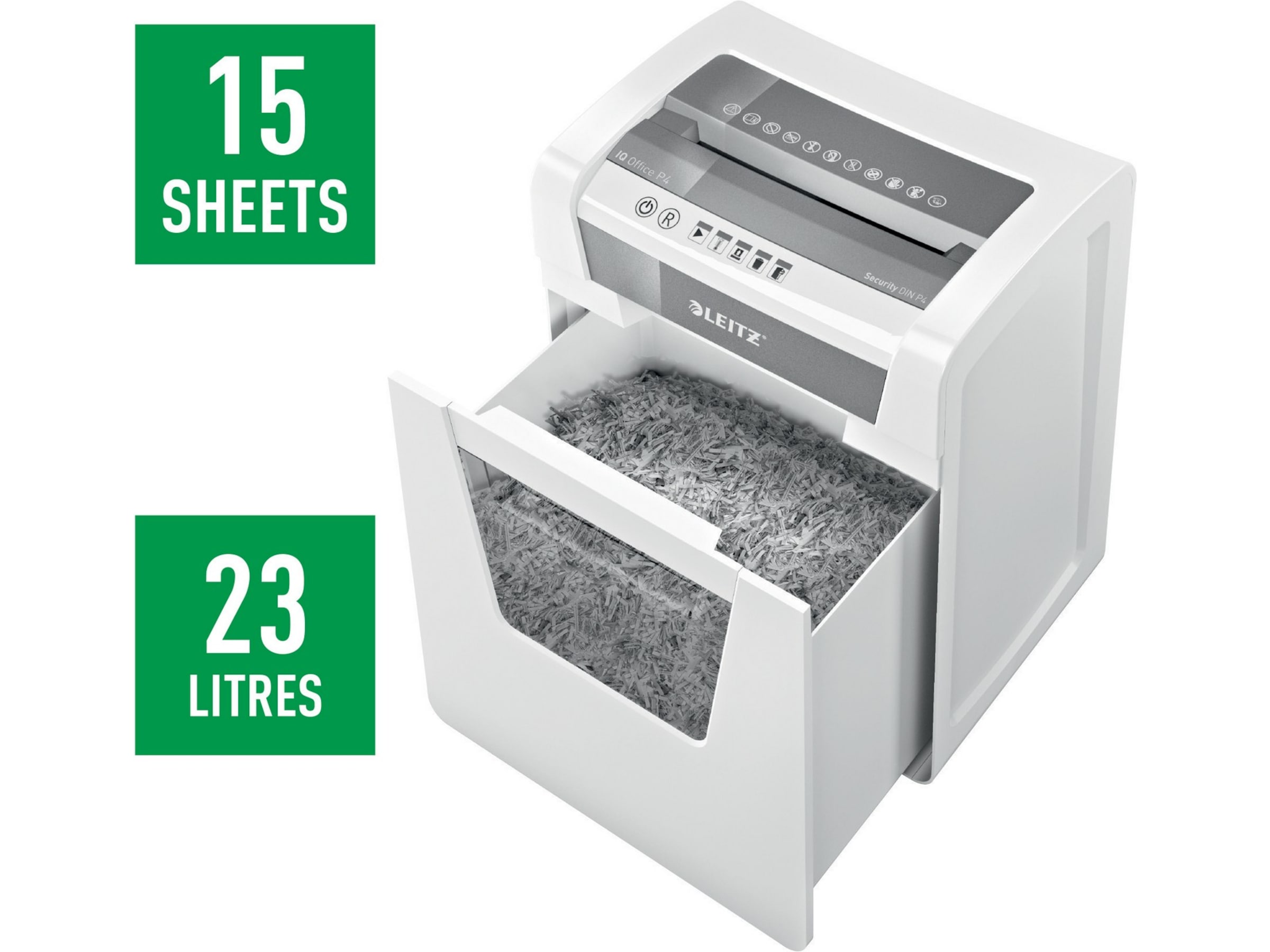 Leitz makuleringsmaskin IQ Office P4 Makuleringsmaskiner