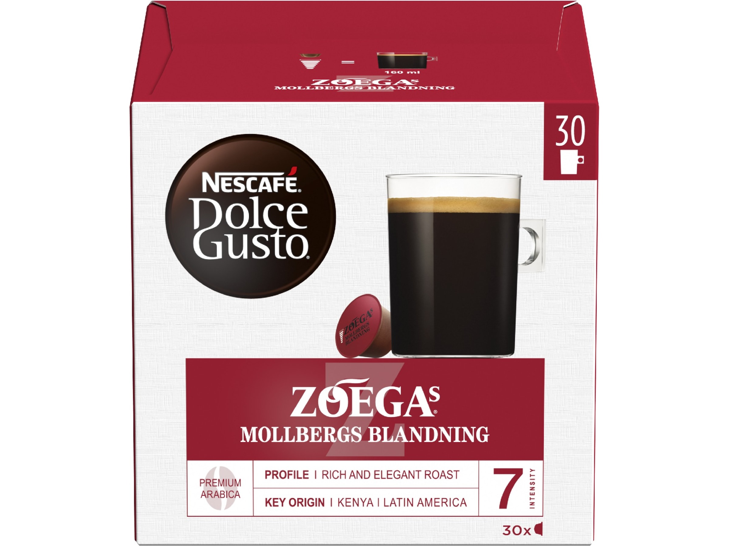 Nescafé Dolce Gusto Zoégas Mollbergs Big Pack Tilbehør til kaffemaskiner