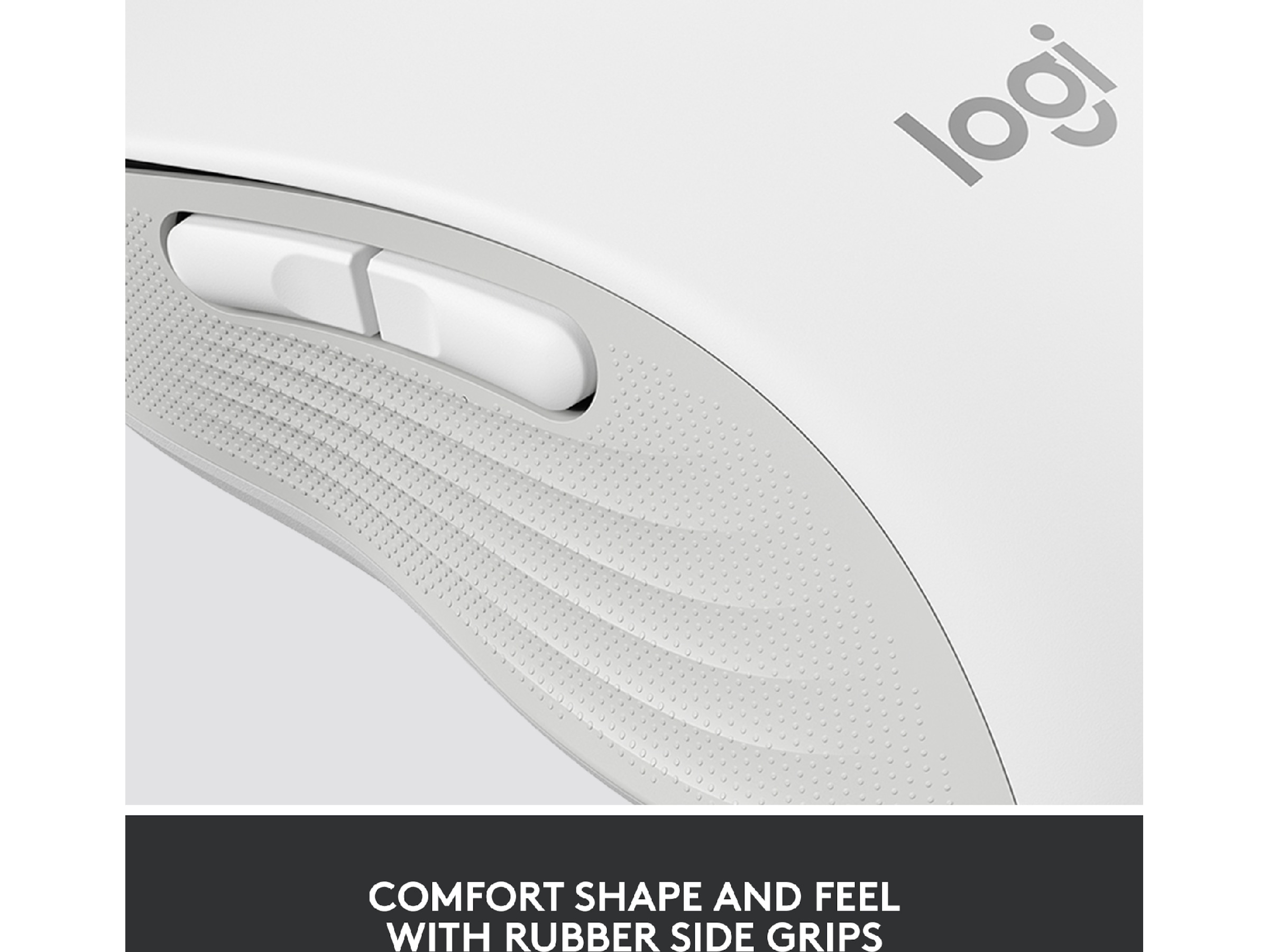 Logitech Signature M650 Large trådløs mus Offwhite Mus