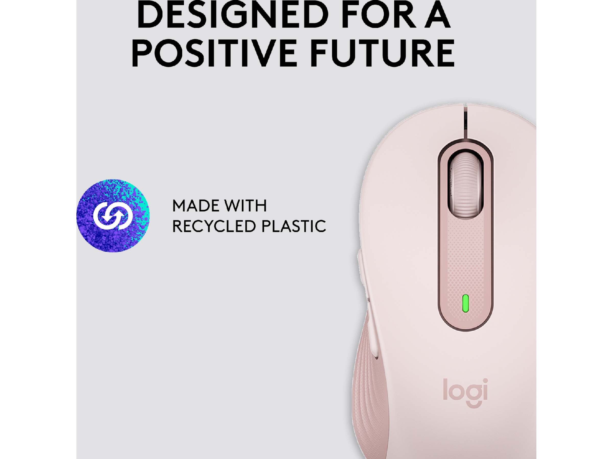 Logitech Signature M650 Medium  trådløs mus Rosa Mus