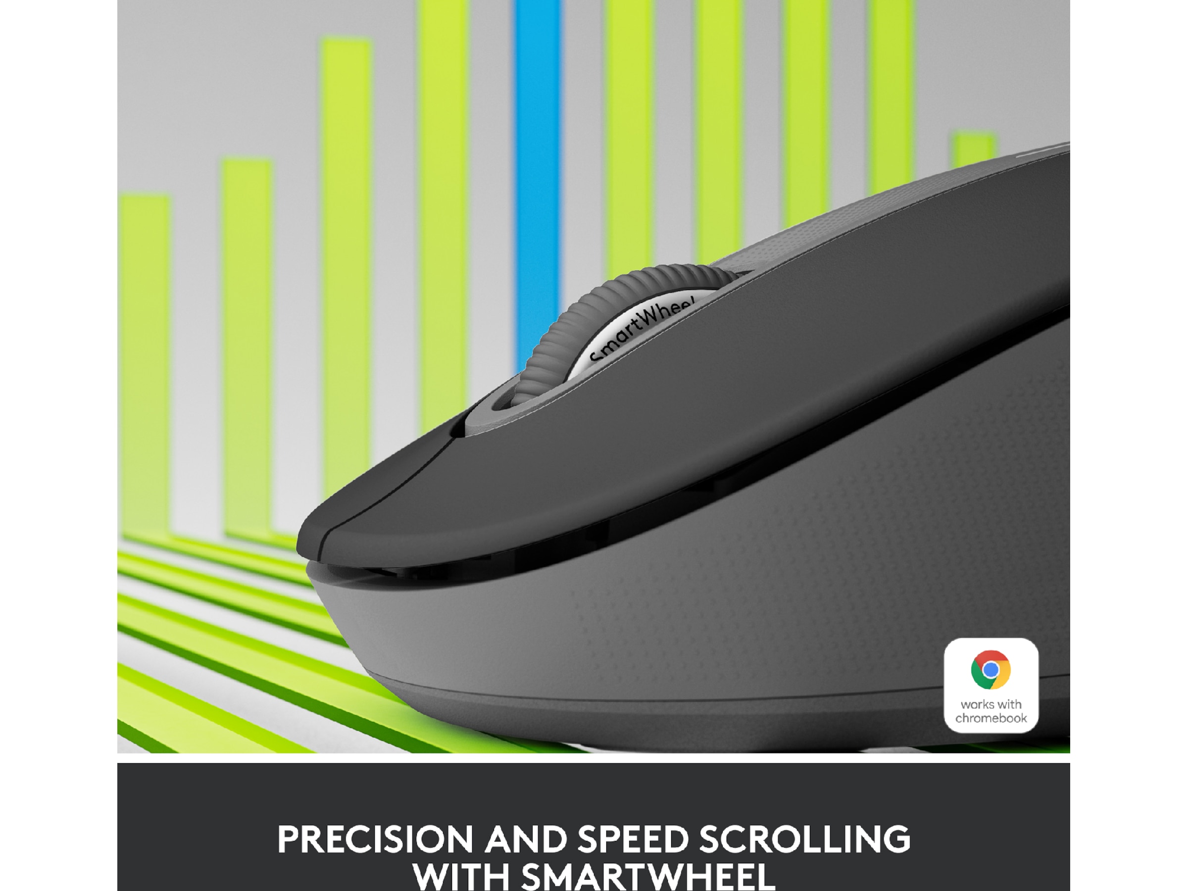 Logitech Signature M650 Large trådløs mus (grafittgrå) Mus