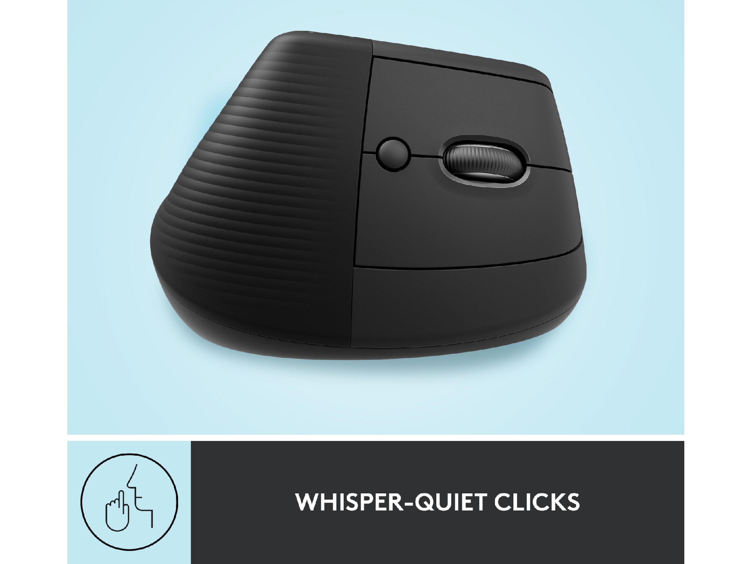 Logitech Lift Vertikal mus (graphite) Mus