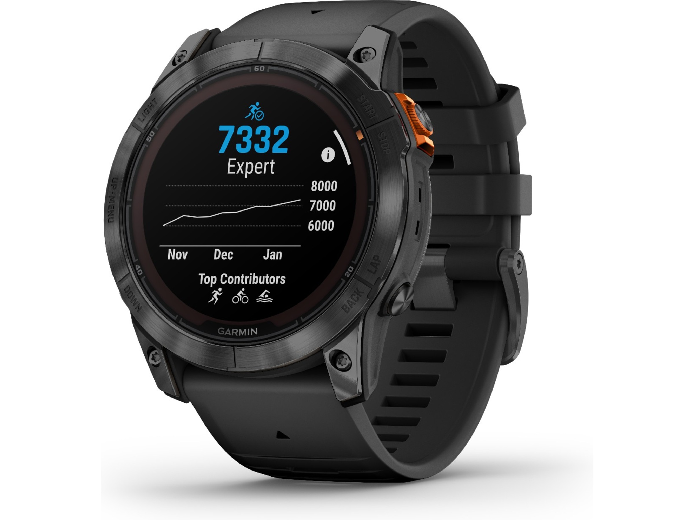 Garmin fenix 7X Pro Solar 51mm GPS (slate gray/black) Smartklokker