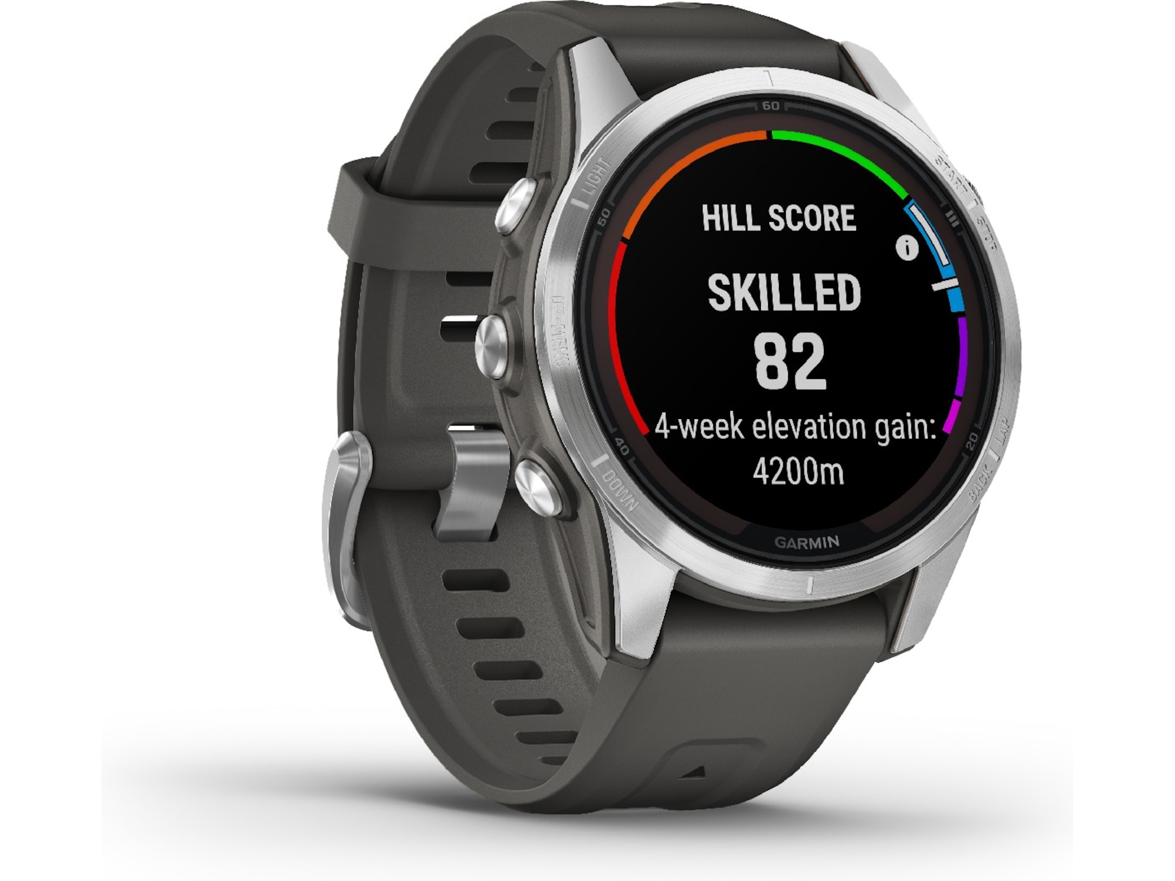 Garmin fenix 7S Pro Solar 42mm GPS (silver/graphite) Smartklokker