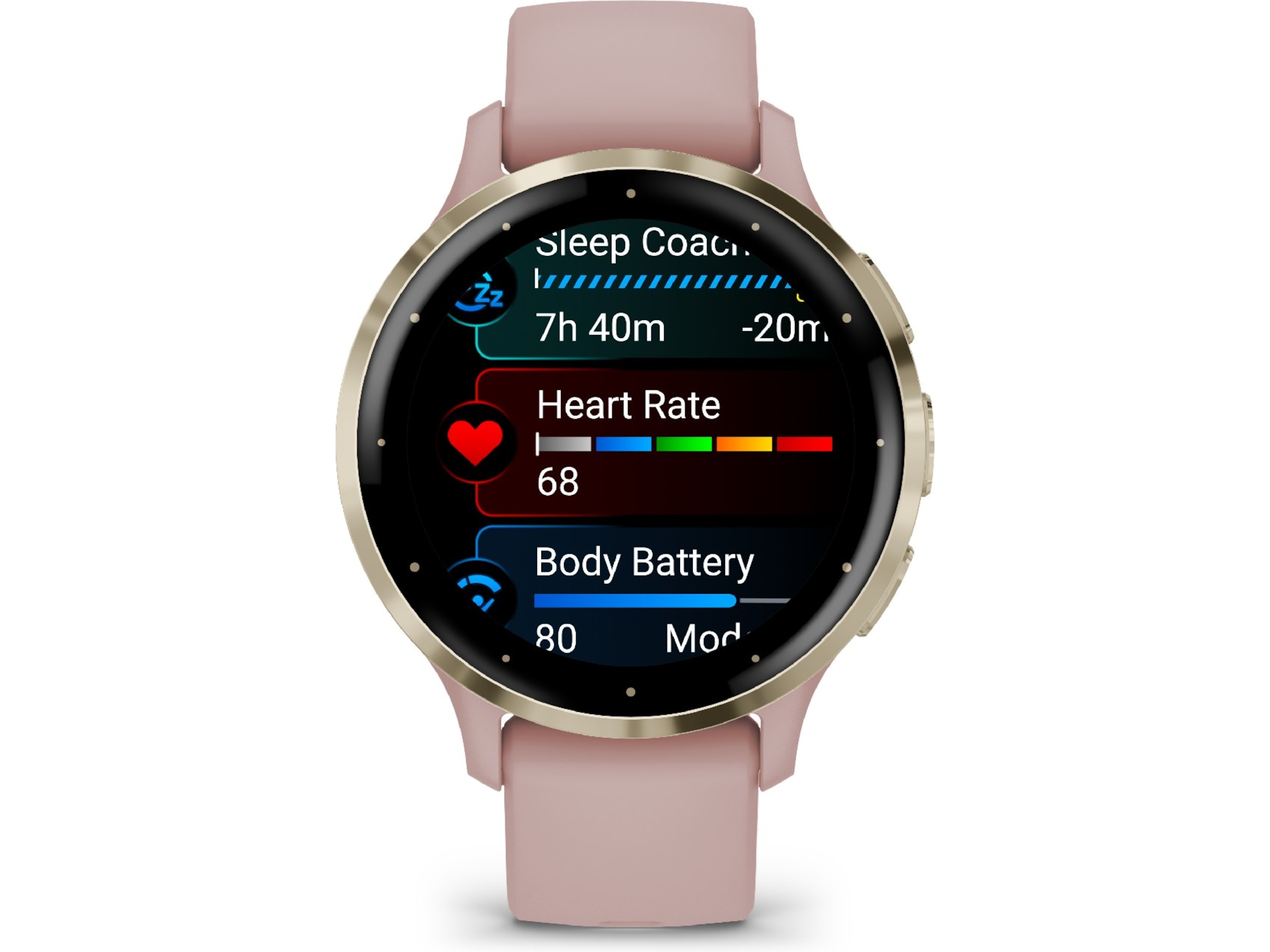 Garmin Venu 3S 41mm GPS (dust rose/soft gold) Smartklokker