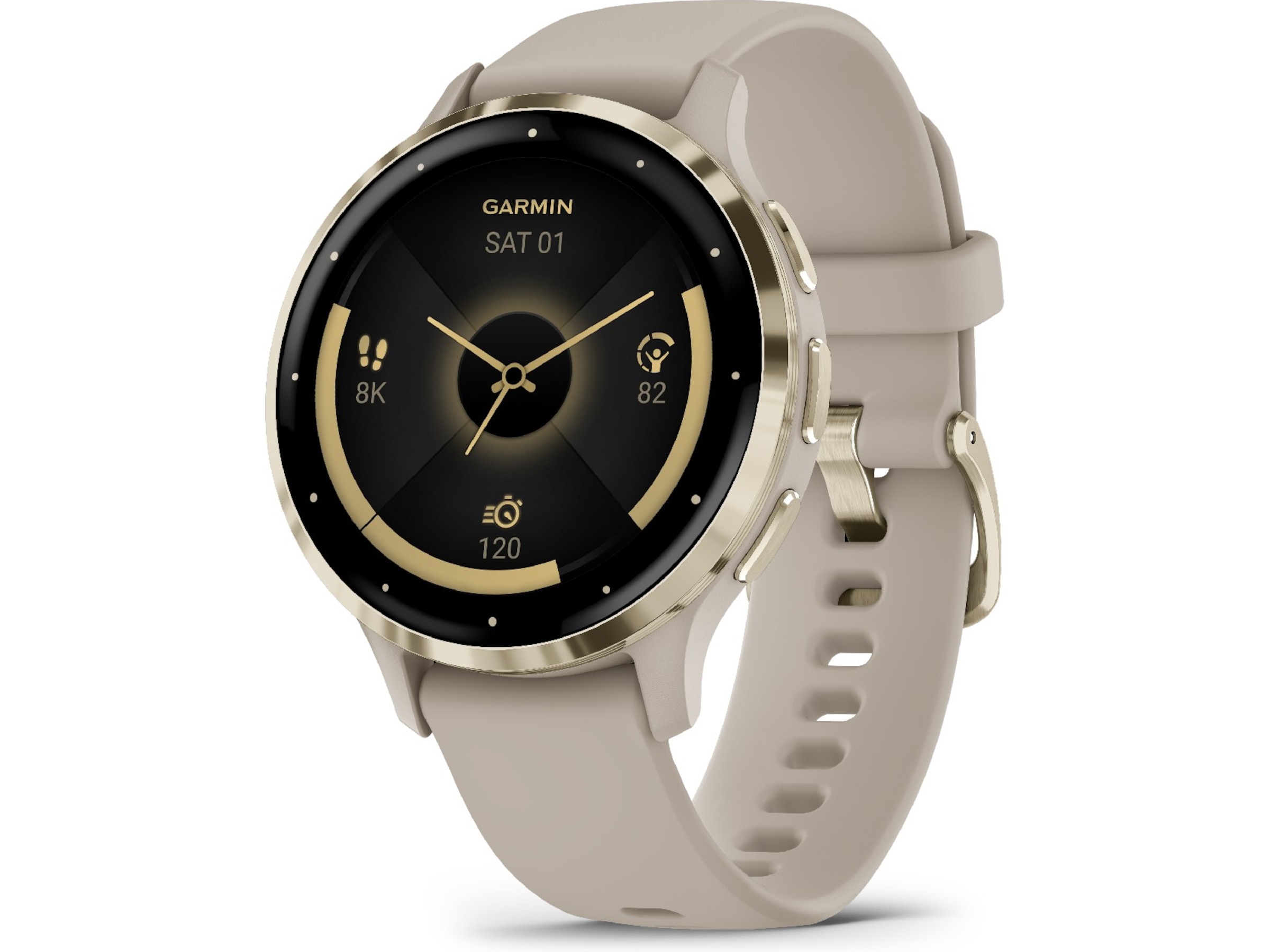 Garmin Venu 3S 41mm GPS (french gray/soft gold) Smartklokker